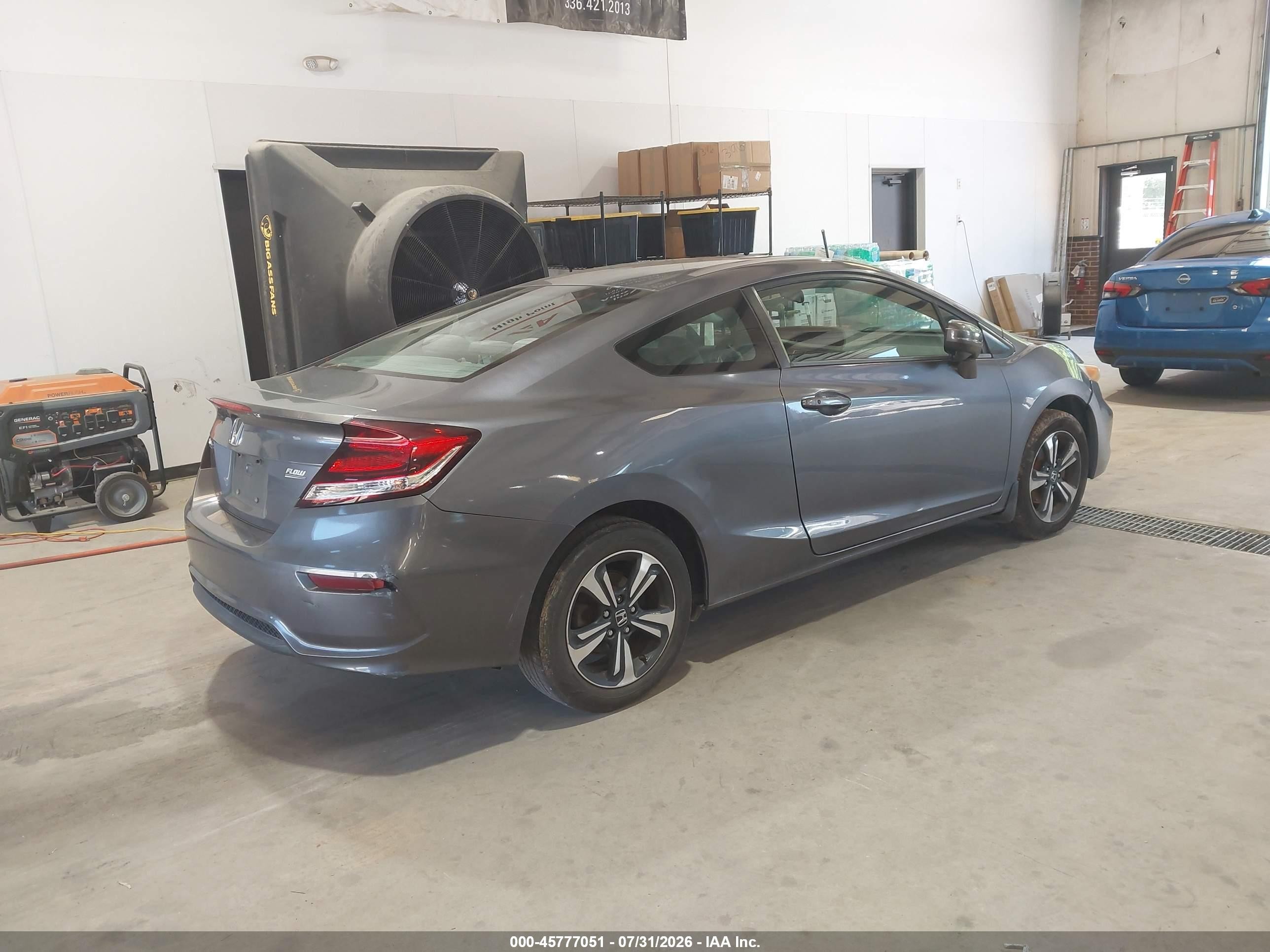 2014 Honda Civic Ex Серый vin: 2HGFG3B83EH522149