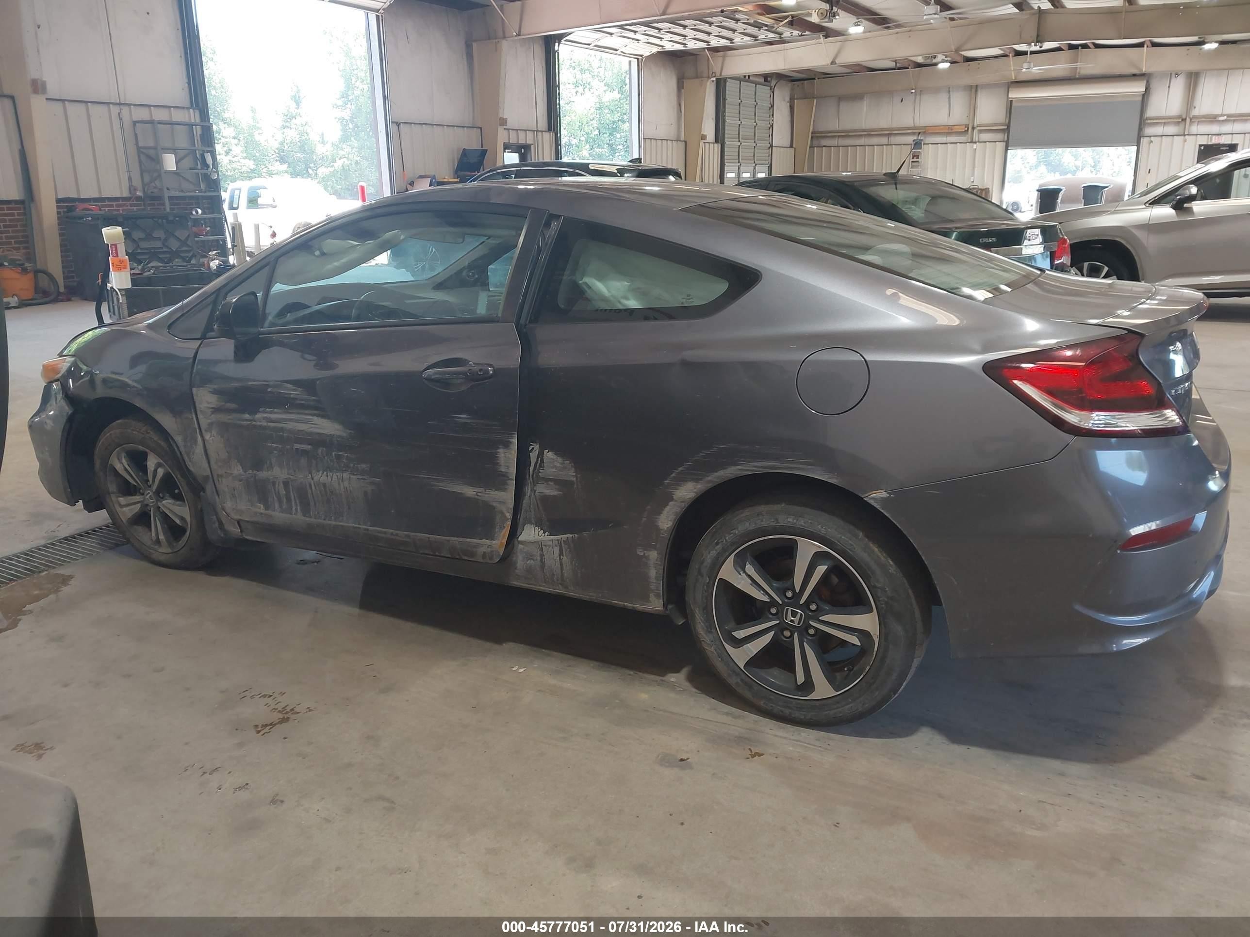 2014 Honda Civic Ex Серый vin: 2HGFG3B83EH522149