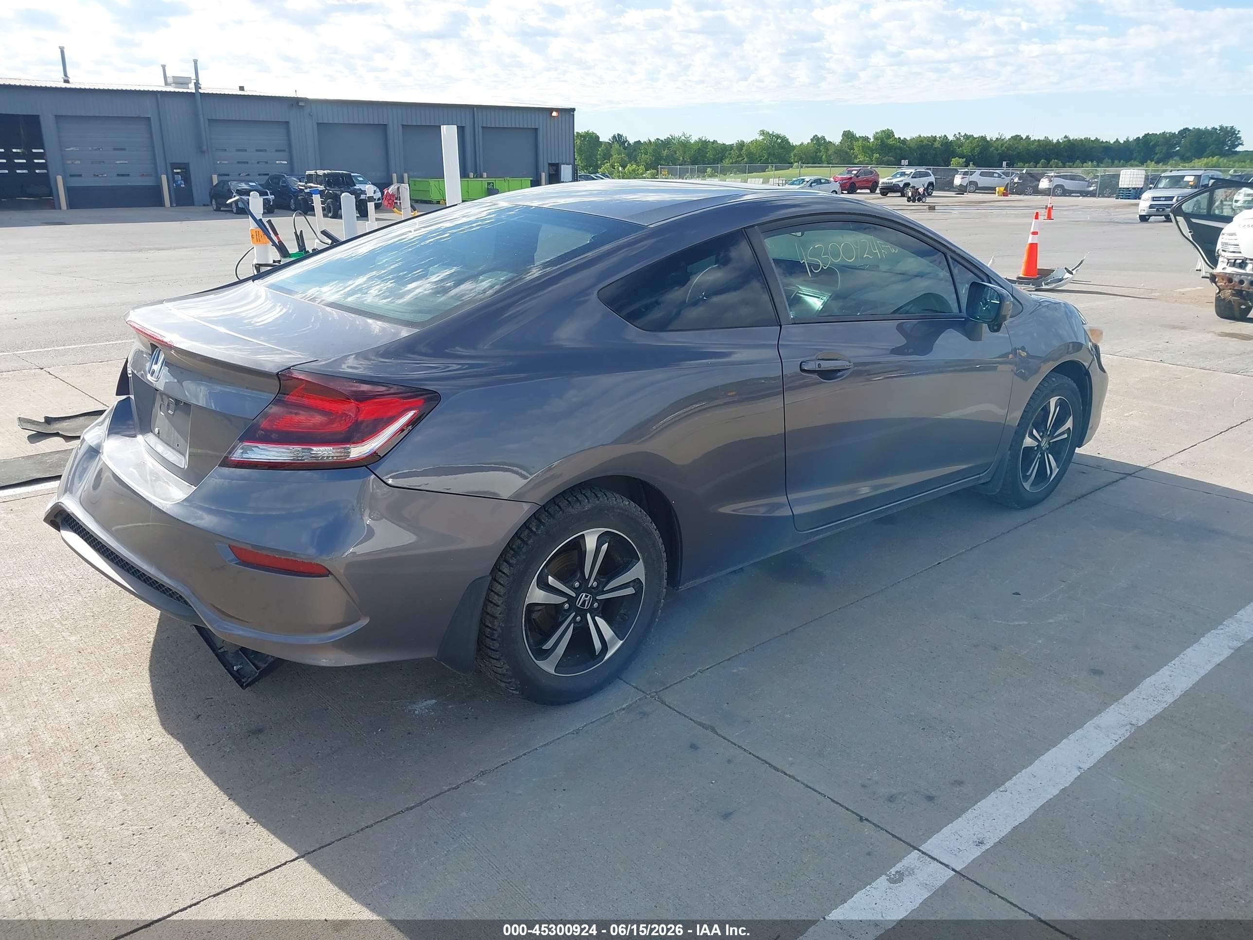 2014 Honda Civic Ex Gray vin: 2HGFG3B83EH522152