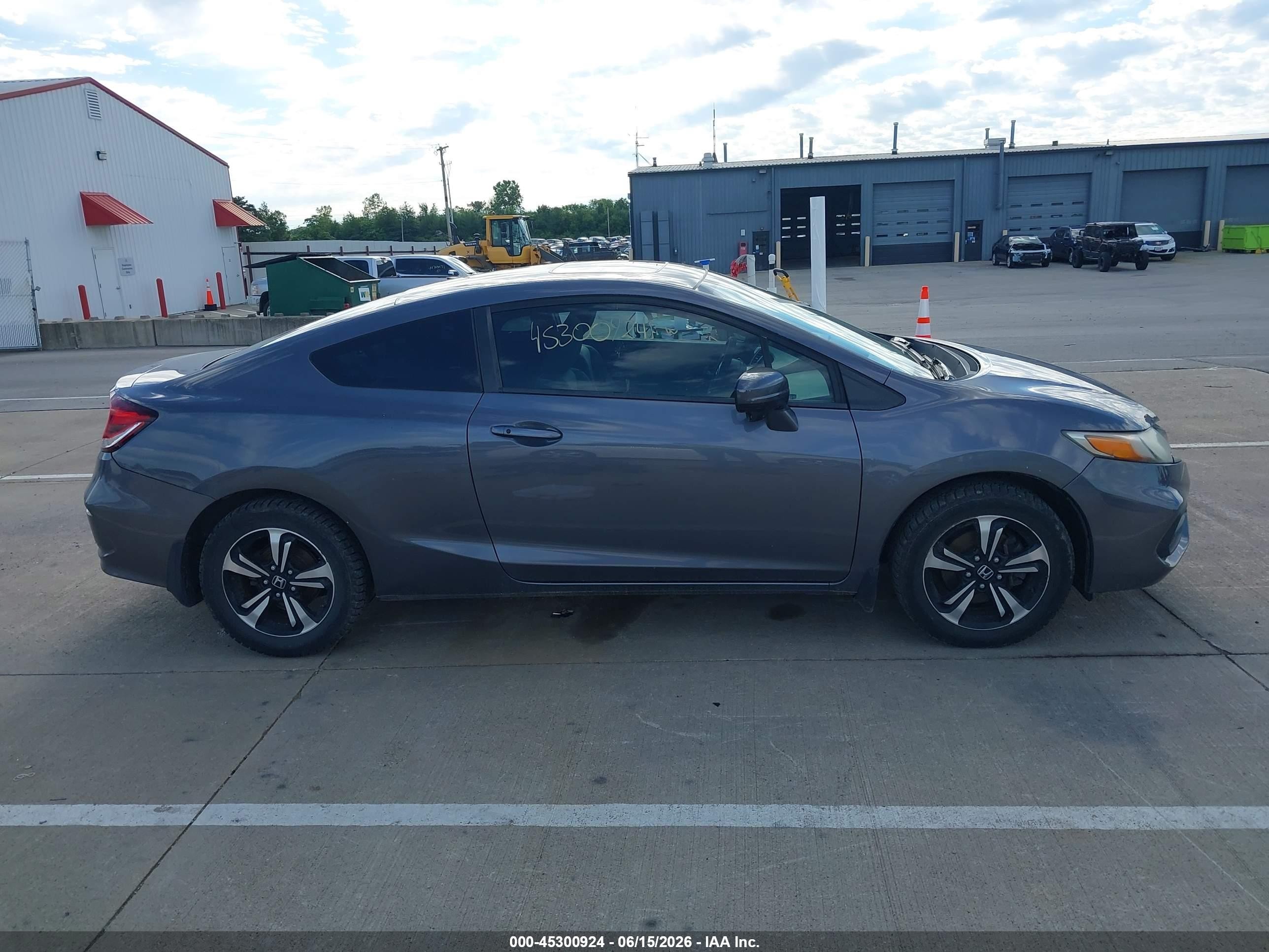 2014 Honda Civic Ex Gray vin: 2HGFG3B83EH522152