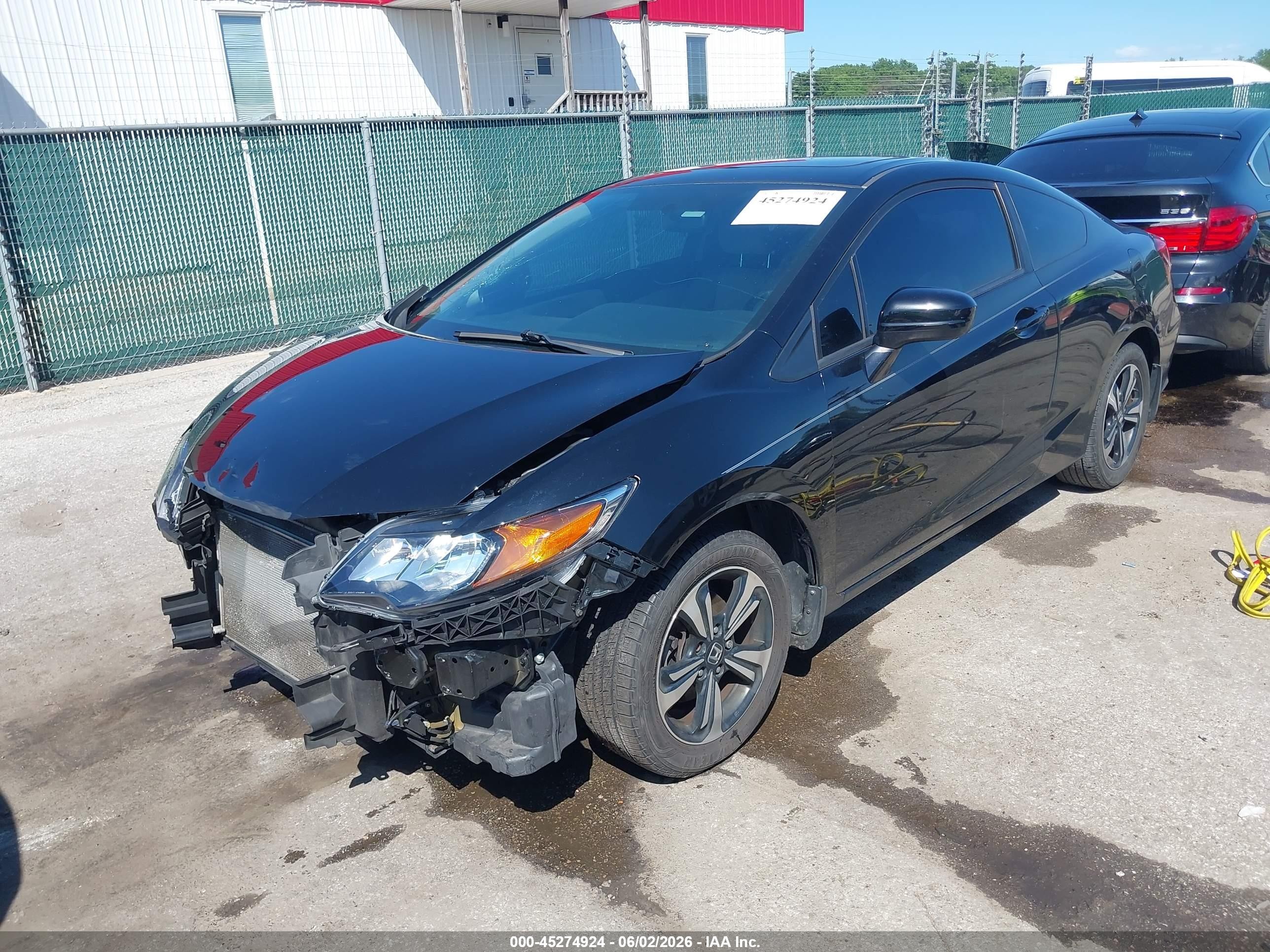 2014 Honda Civic Ex Black vin: 2HGFG3B83EH523799