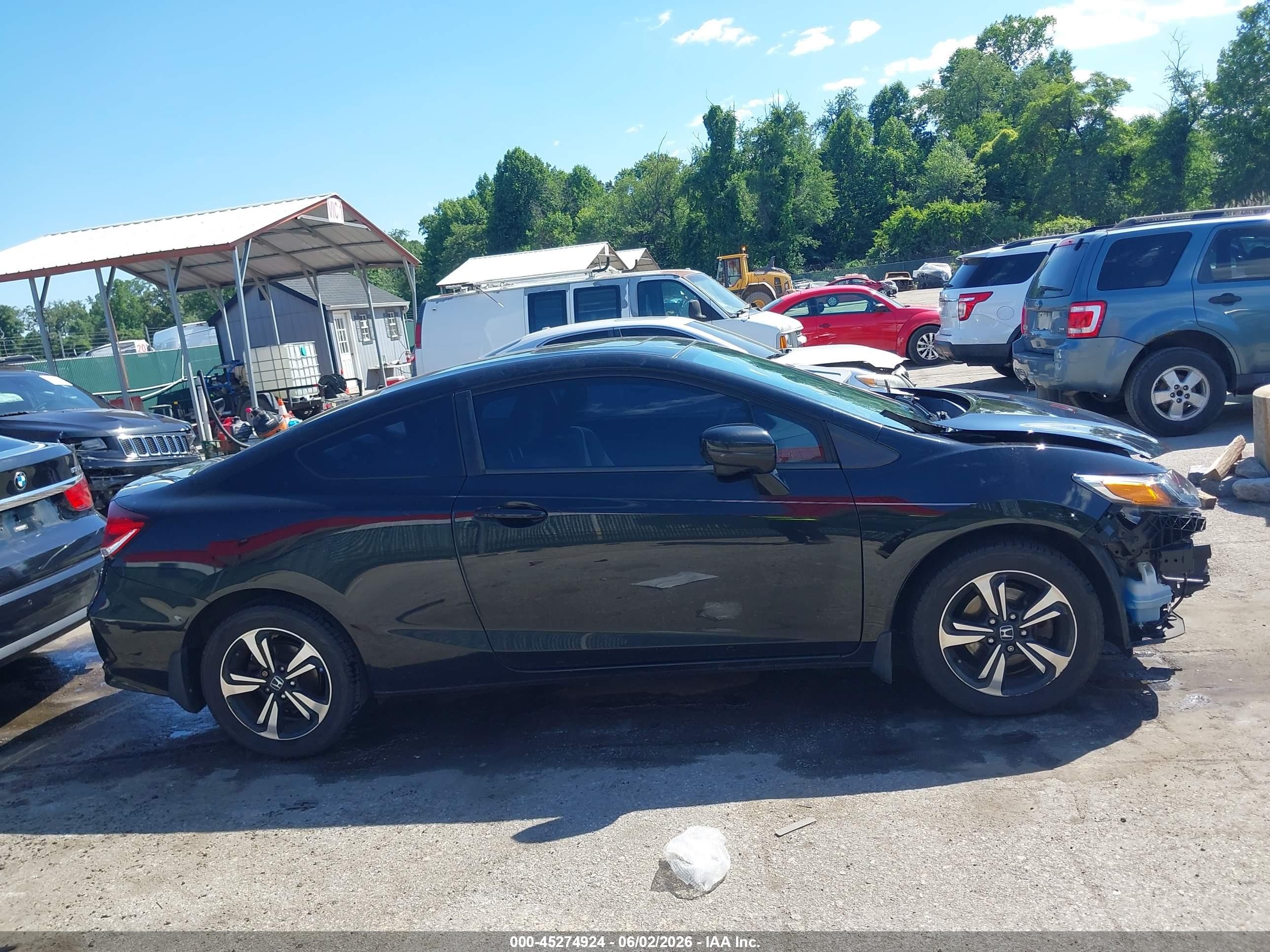 2014 Honda Civic Ex Black vin: 2HGFG3B83EH523799