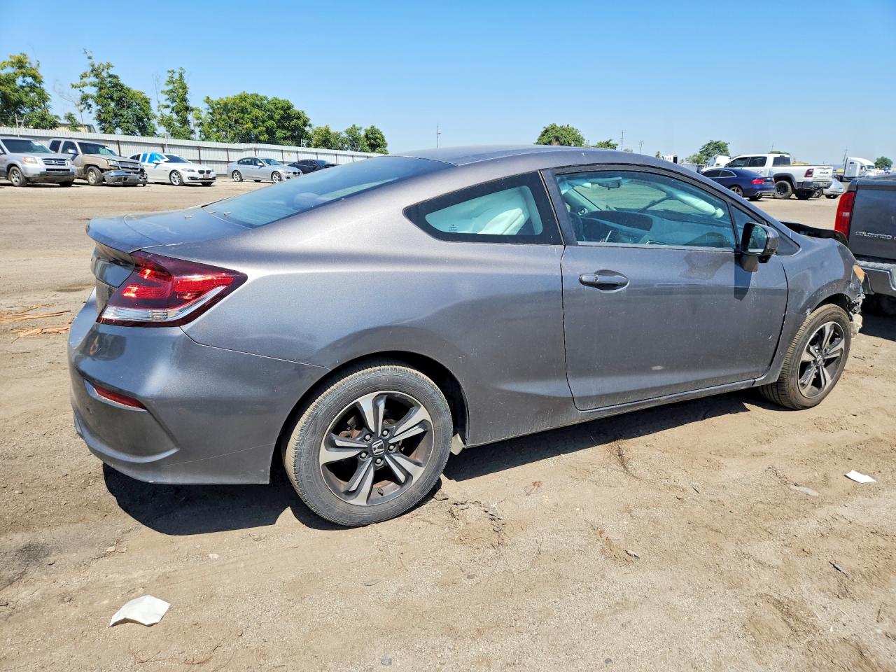2014 Honda Civic Ex Gray vin: 2HGFG3B83EH525651