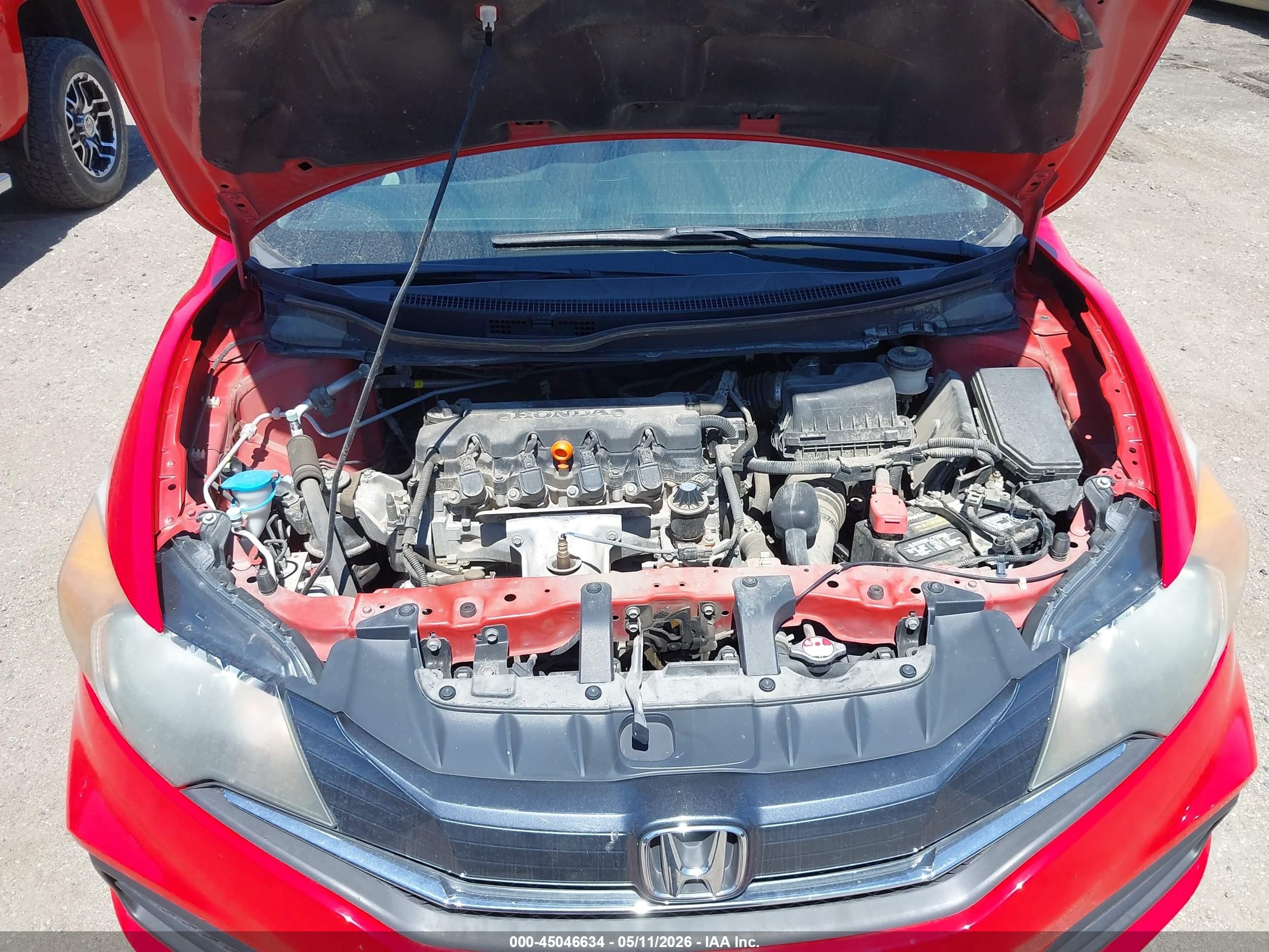 2015 Honda Civic Ex Красный vin: 2HGFG3B83FH506275