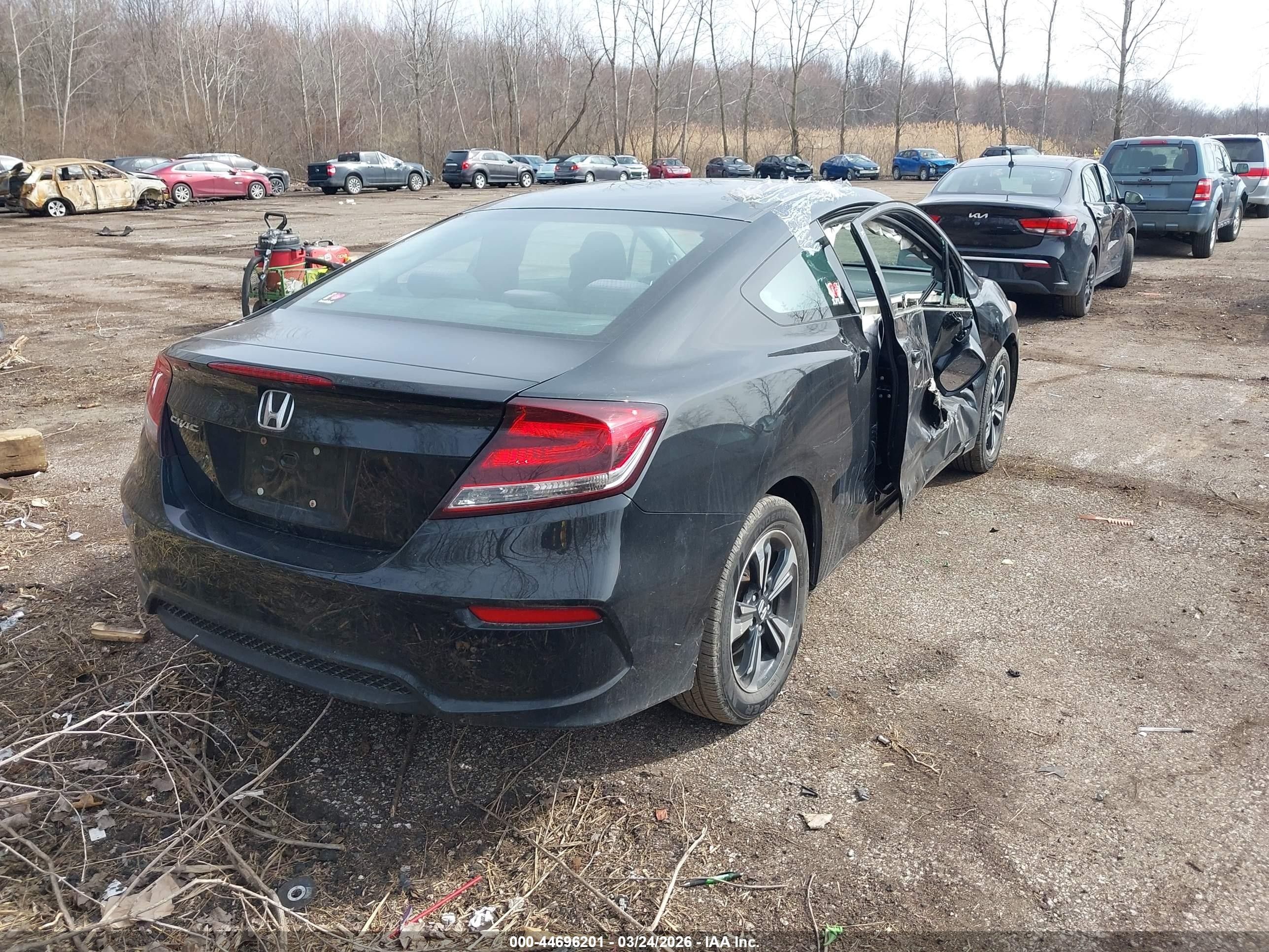 2015 Honda Civic Ex Black vin: 2HGFG3B83FH515347