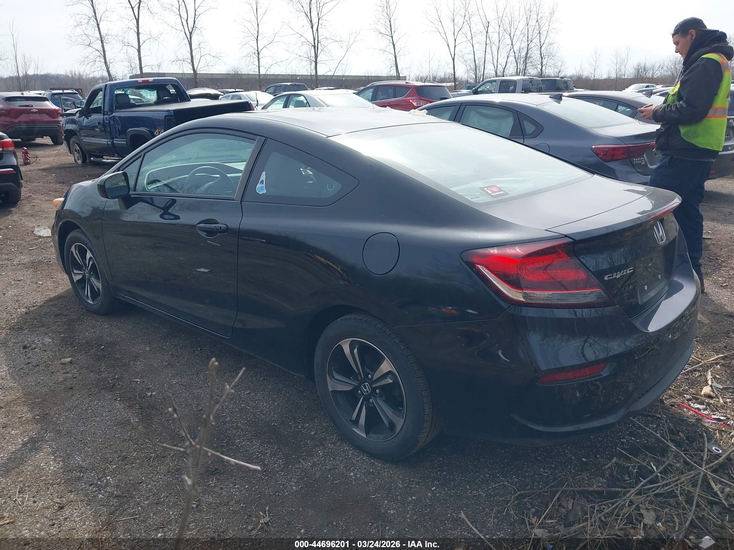 2015 Honda Civic Ex Black vin: 2HGFG3B83FH515347