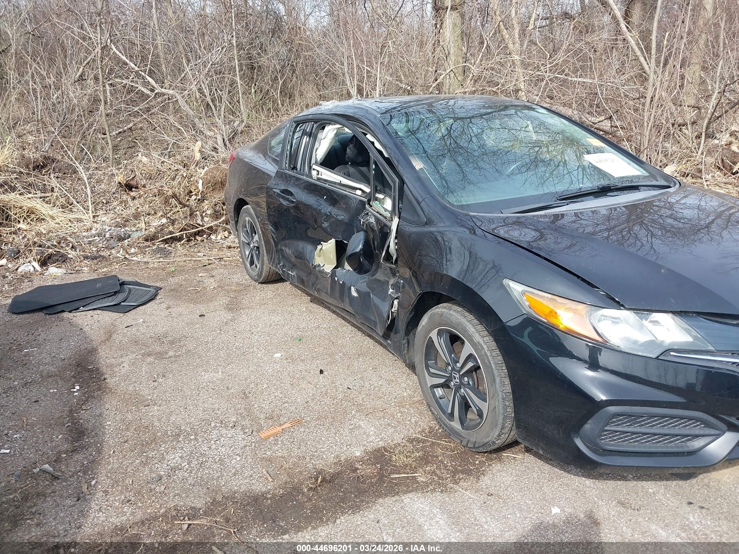 2015 Honda Civic Ex Black vin: 2HGFG3B83FH515347