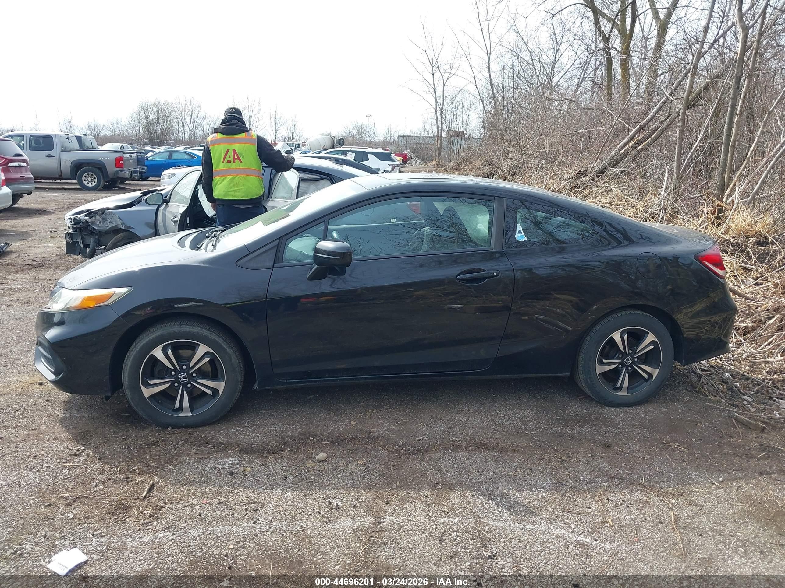 2015 Honda Civic Ex Black vin: 2HGFG3B83FH515347