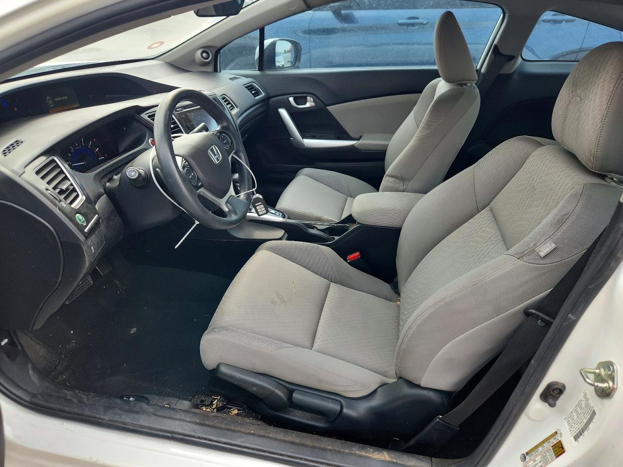2015 Honda Civic Ex White vin: 2HGFG3B83FH516126