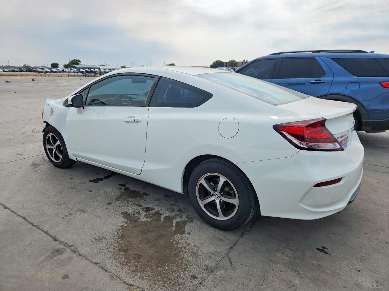 2015 Honda Civic Ex White vin: 2HGFG3B83FH516126