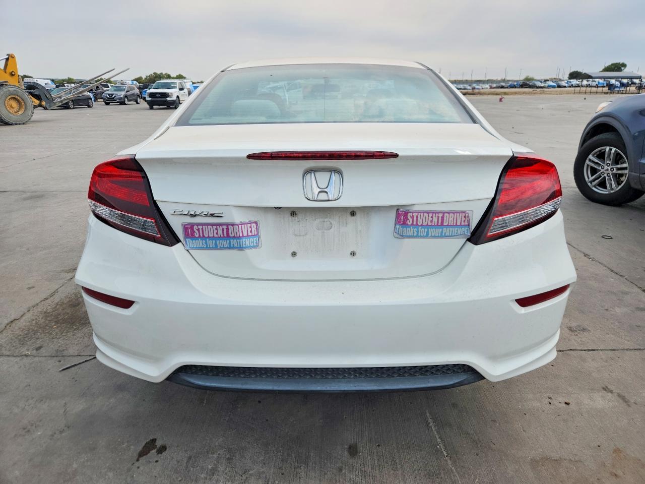2015 Honda Civic Ex White vin: 2HGFG3B83FH516126