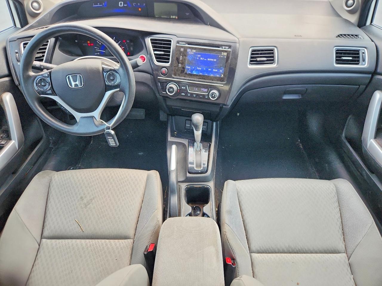 2015 Honda Civic Ex White vin: 2HGFG3B83FH516126