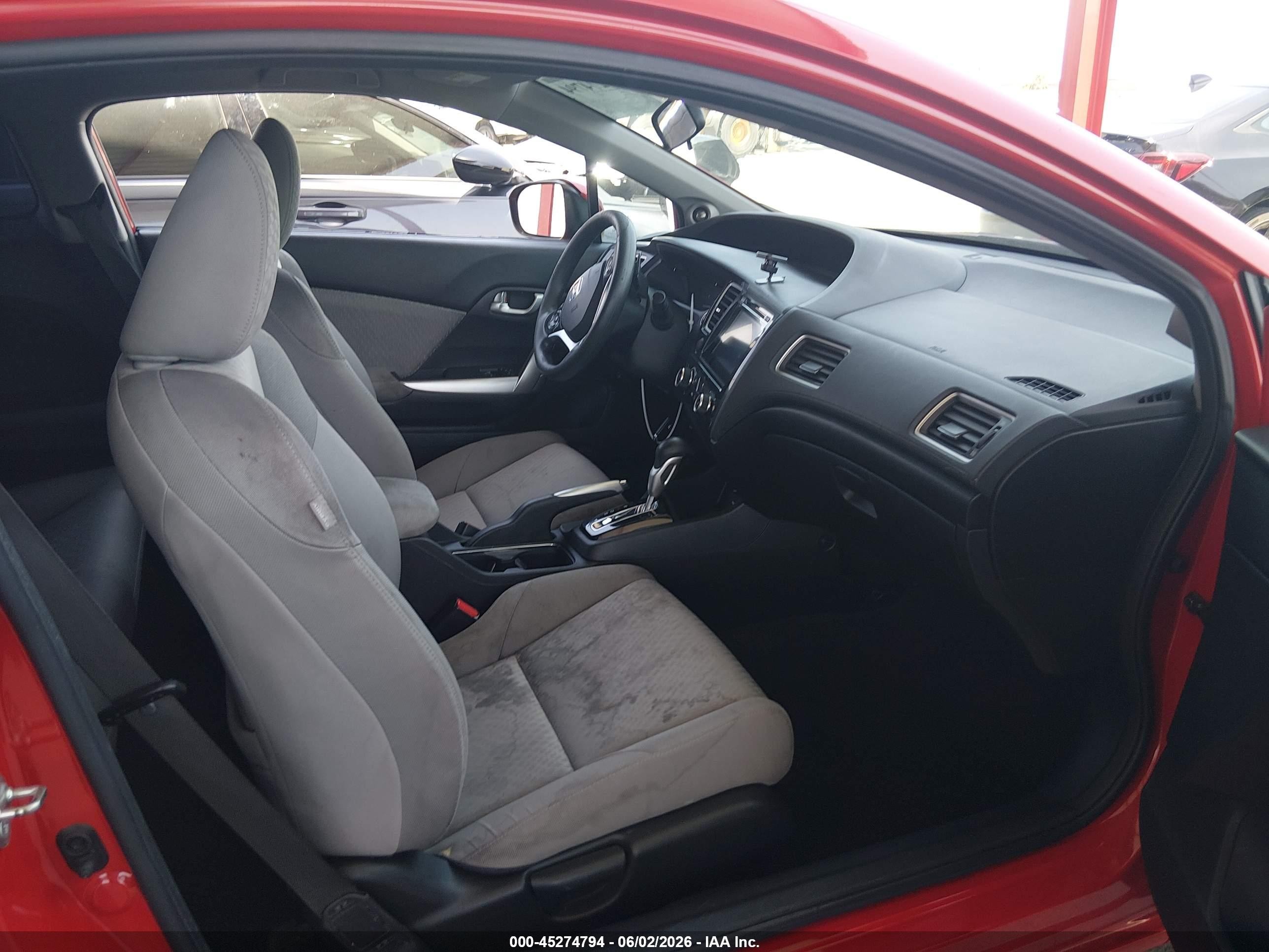 2015 Honda Civic Ex Red vin: 2HGFG3B83FH530849