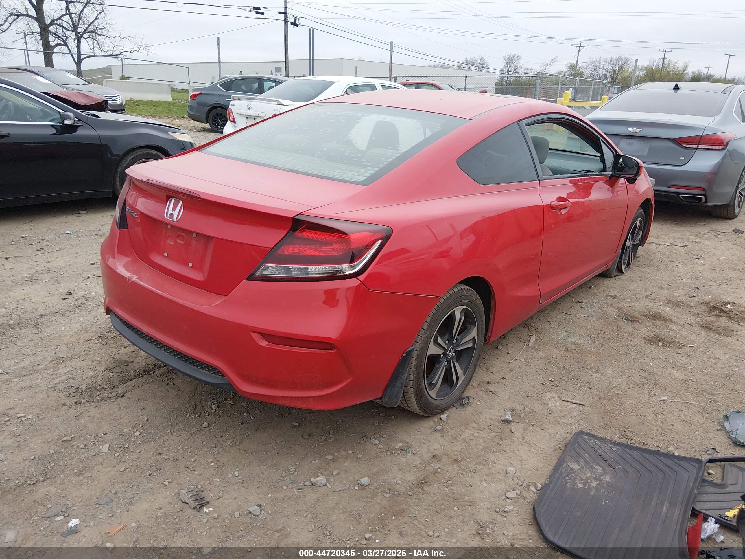 2015 Honda Civic Ex Red vin: 2HGFG3B83FH531127