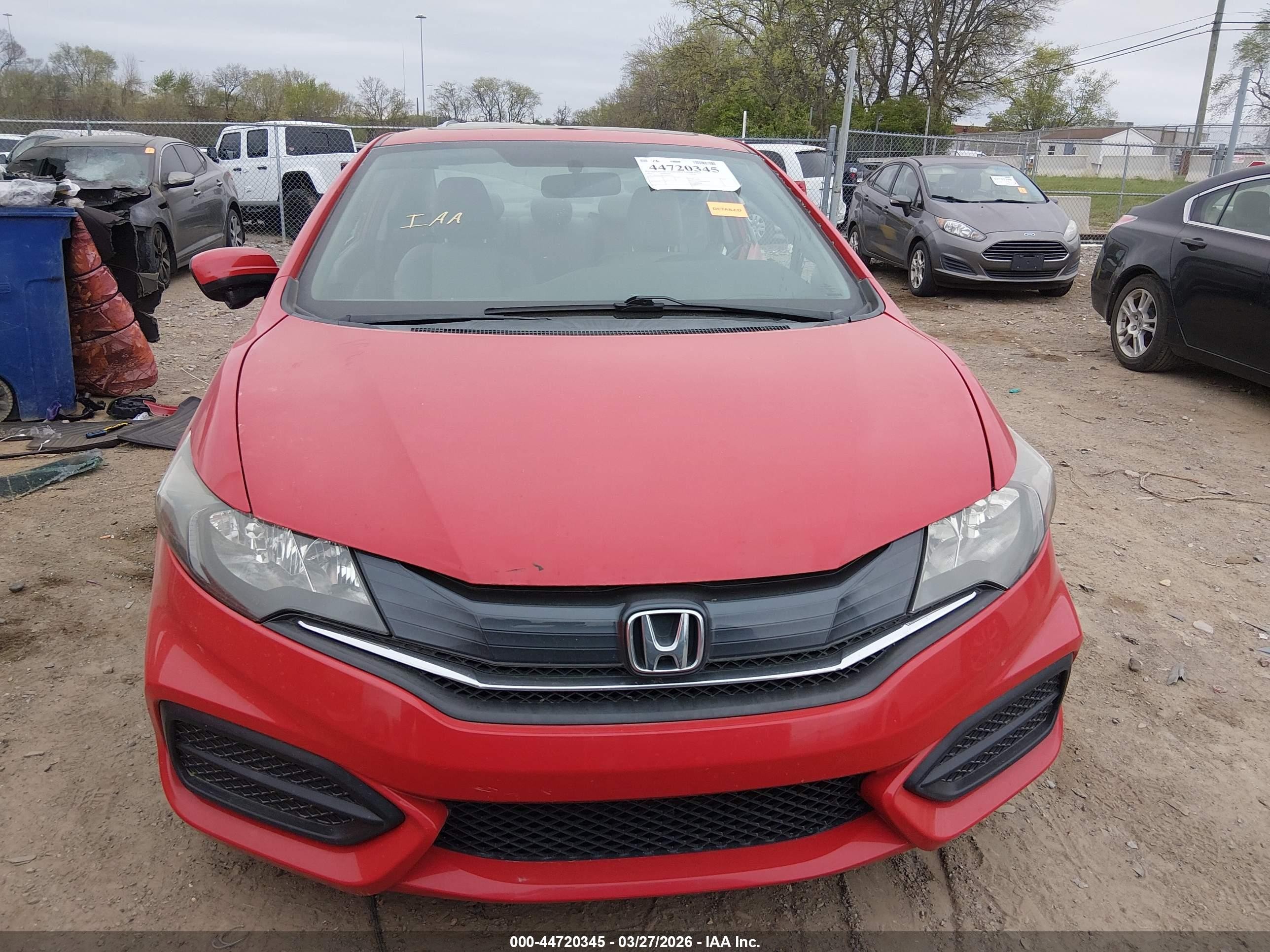 2015 Honda Civic Ex Red vin: 2HGFG3B83FH531127