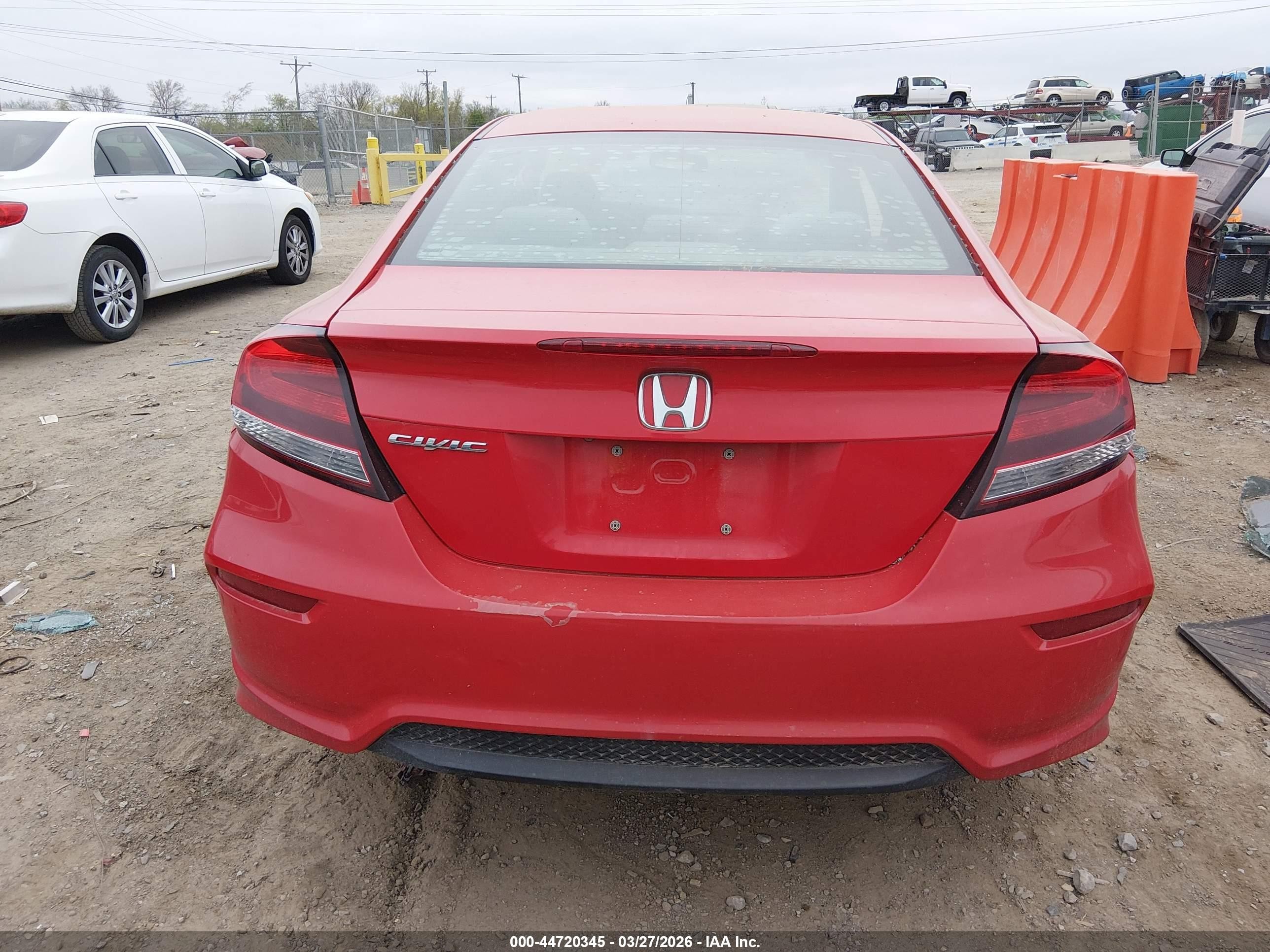 2015 Honda Civic Ex Red vin: 2HGFG3B83FH531127