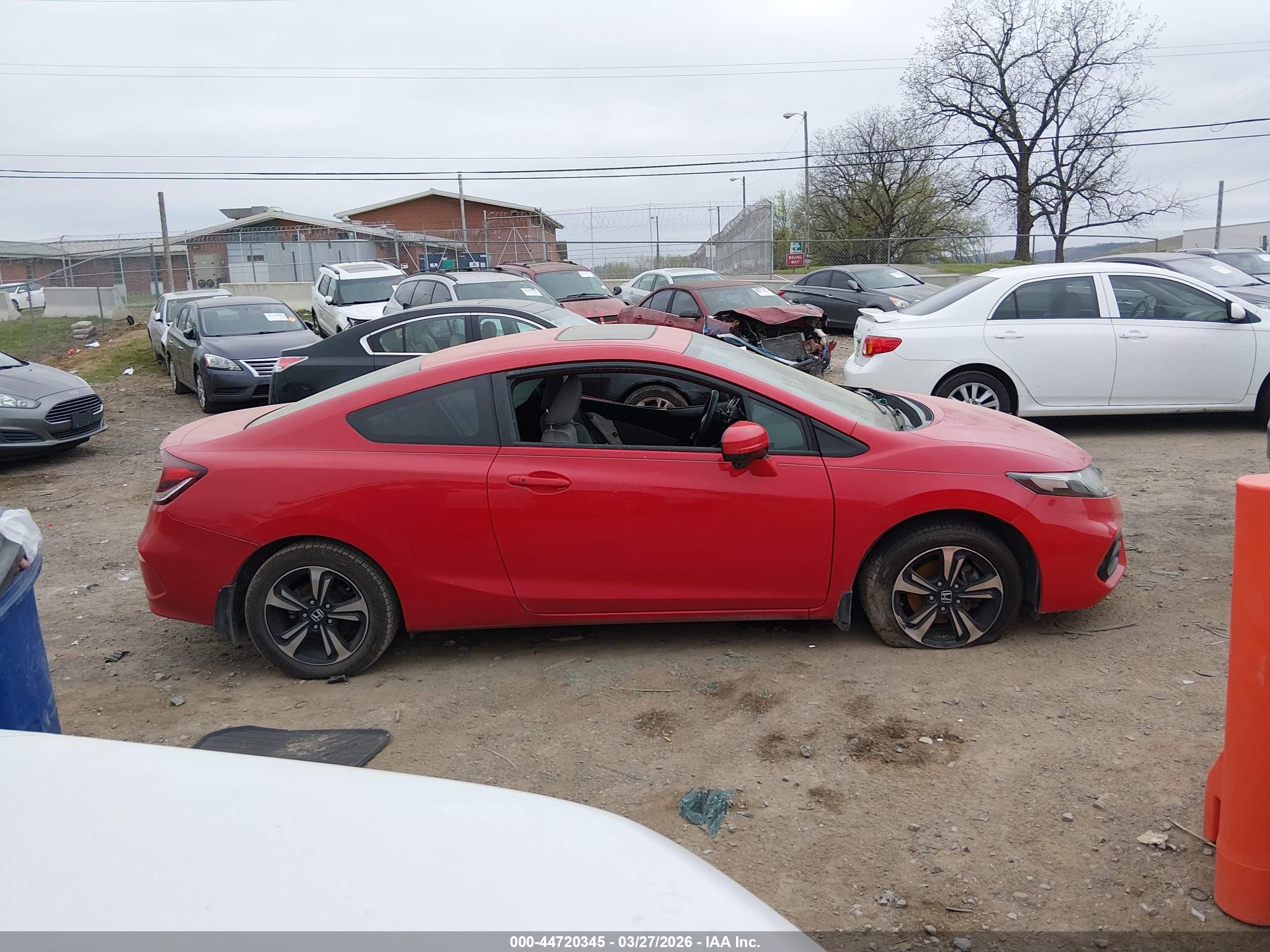 2015 Honda Civic Ex Red vin: 2HGFG3B83FH531127