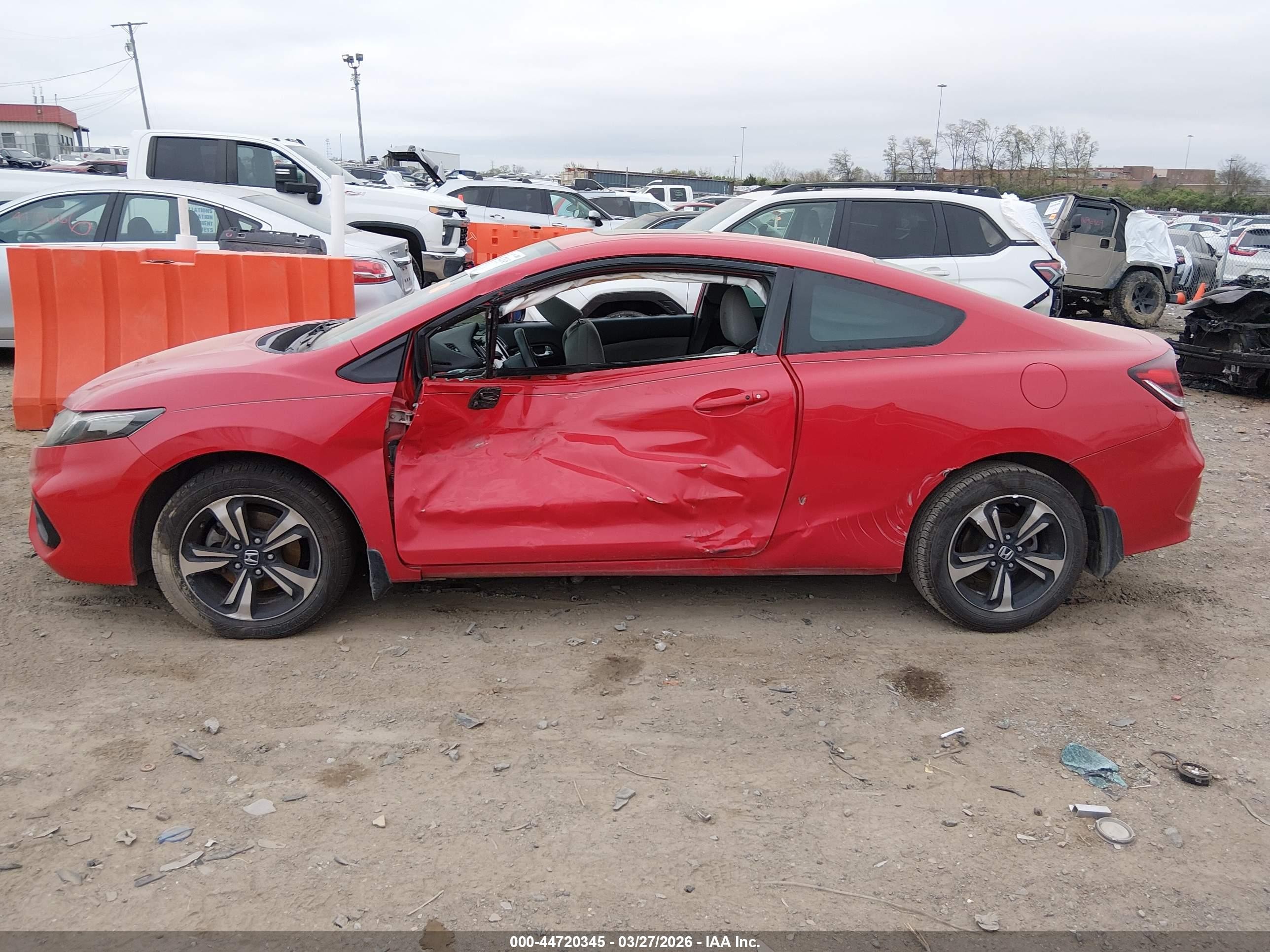 2015 Honda Civic Ex Red vin: 2HGFG3B83FH531127