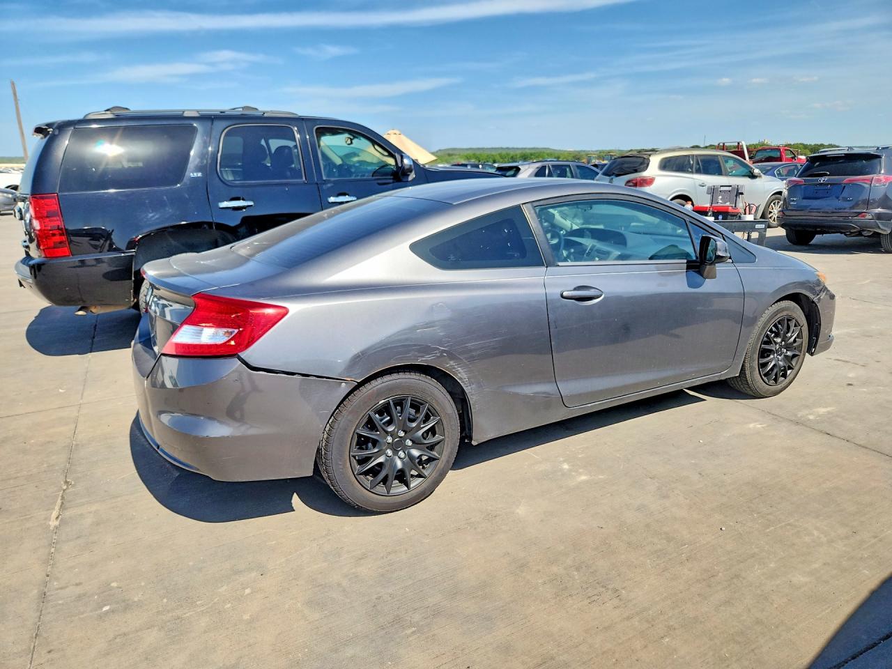 2012 Honda Civic Ex Gray vin: 2HGFG3B84CH502957