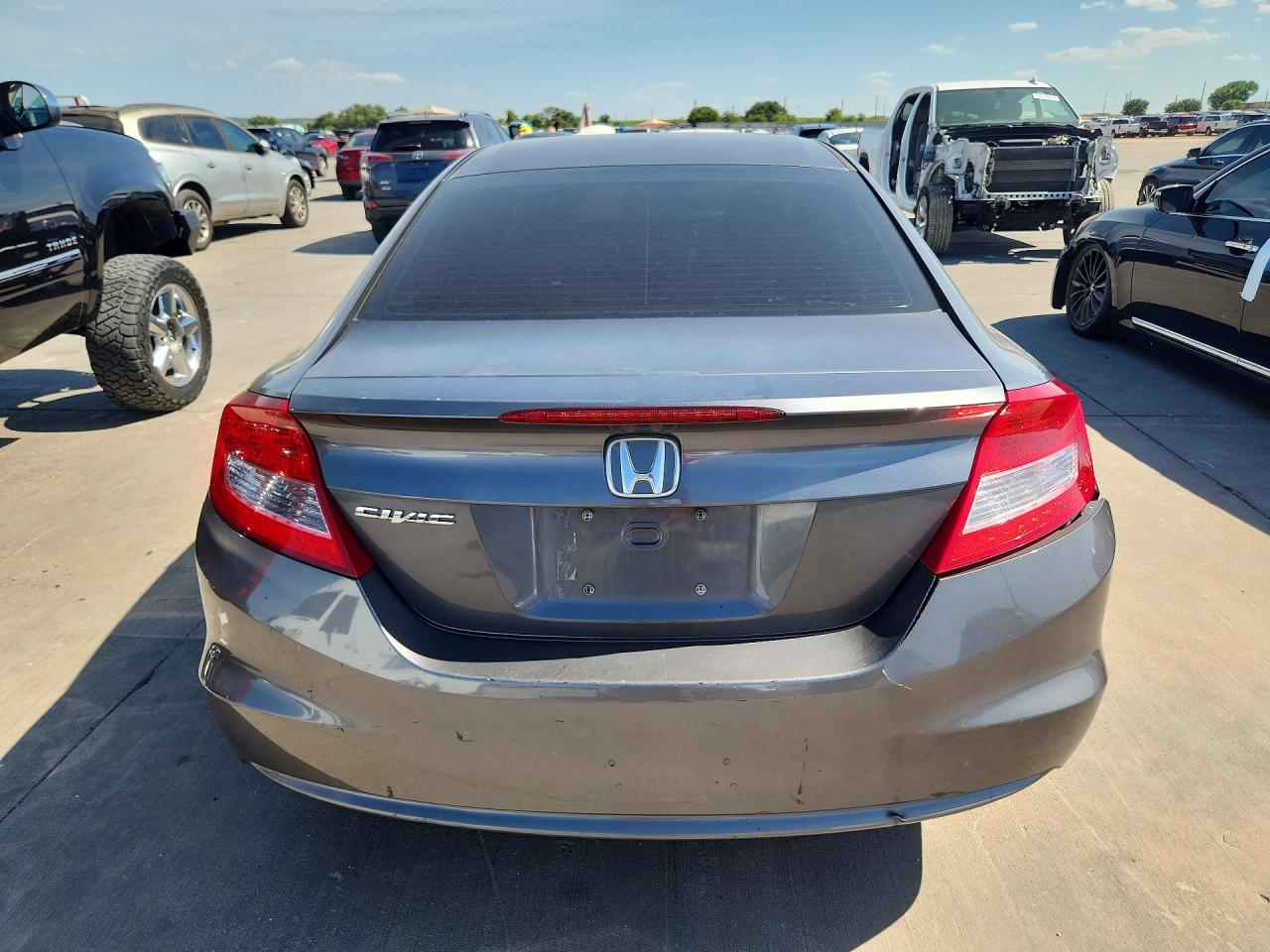 2012 Honda Civic Ex Gray vin: 2HGFG3B84CH502957