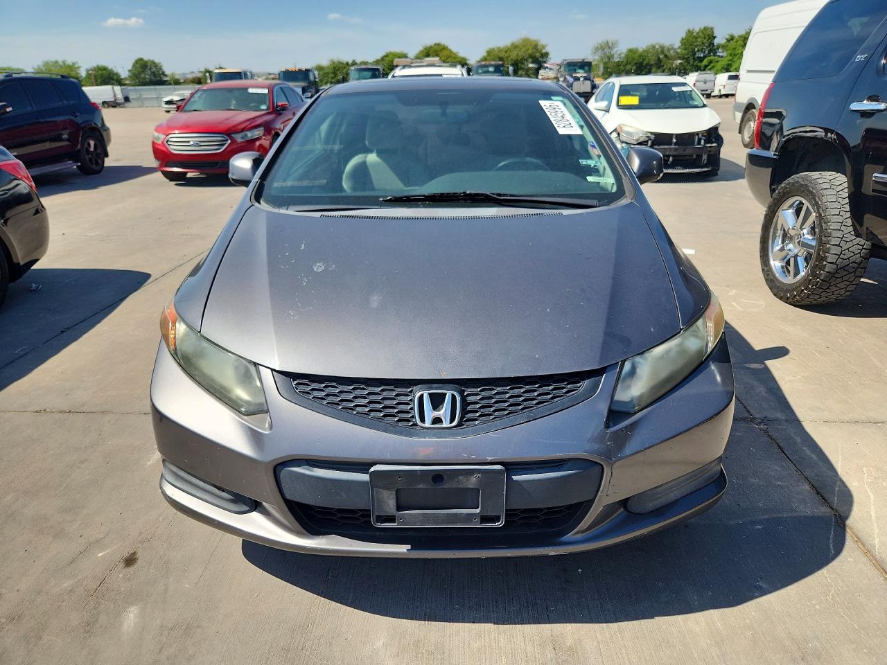 2012 Honda Civic Ex Gray vin: 2HGFG3B84CH502957