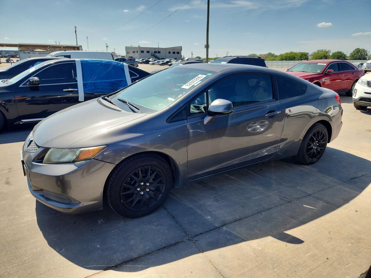 2012 Honda Civic Ex Gray vin: 2HGFG3B84CH502957