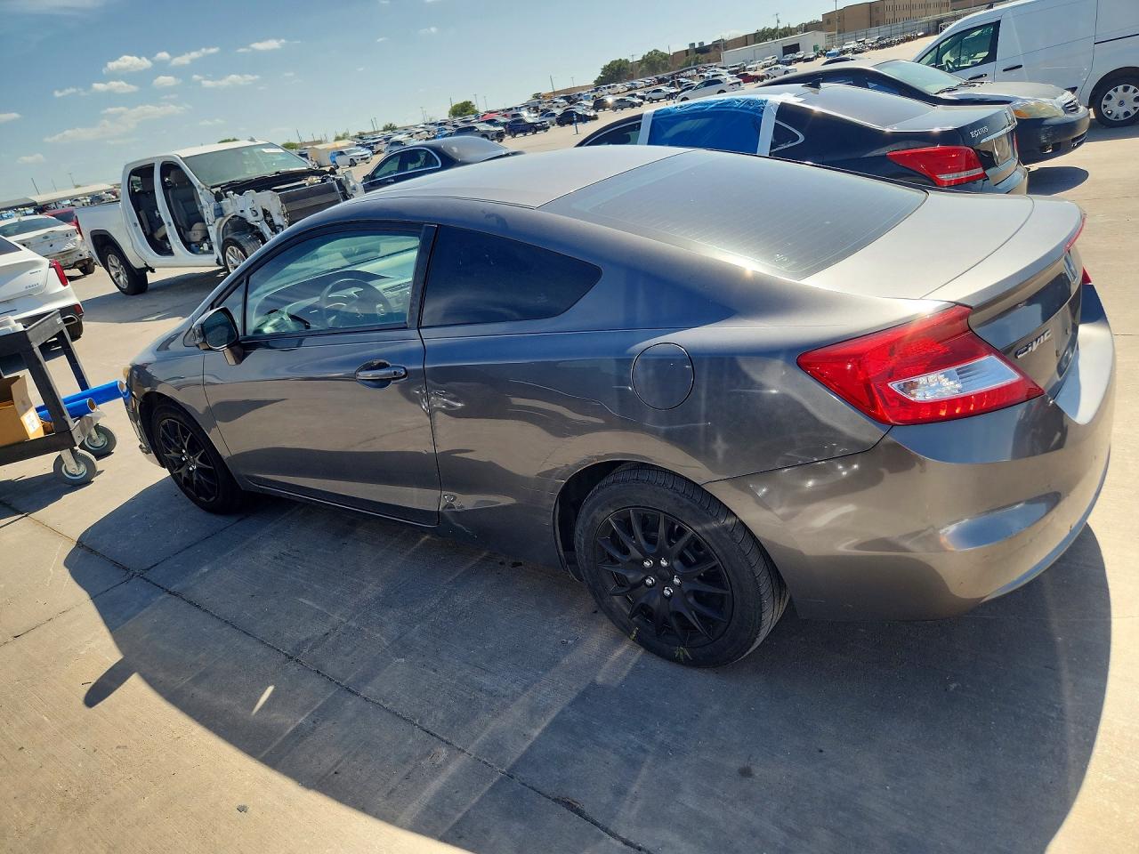 2012 Honda Civic Ex Gray vin: 2HGFG3B84CH502957