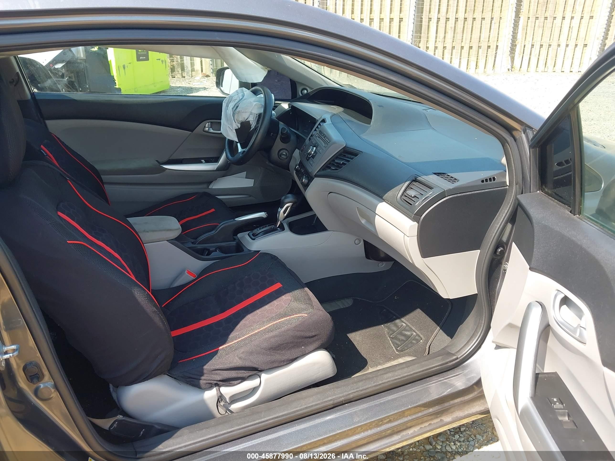 2012 Honda Civic Ex Gray vin: 2HGFG3B84CH514882