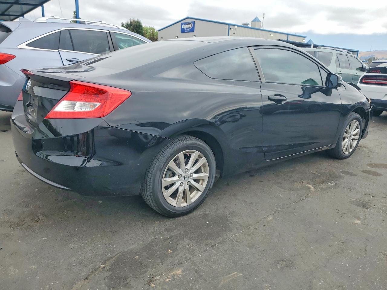2012 Honda Civic Ex Black vin: 2HGFG3B84CH517233