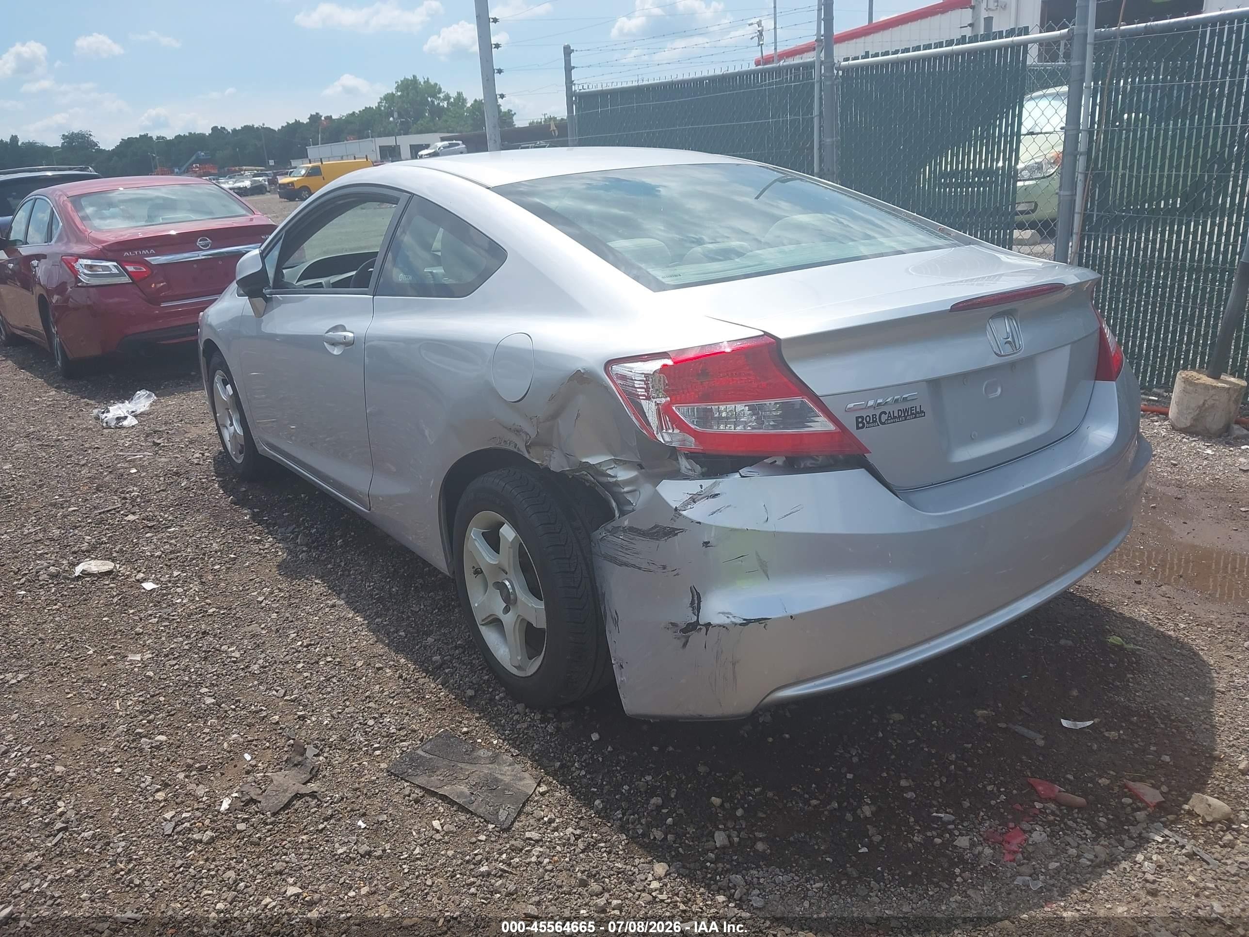 2012 Honda Civic Ex Silver vin: 2HGFG3B84CH548630