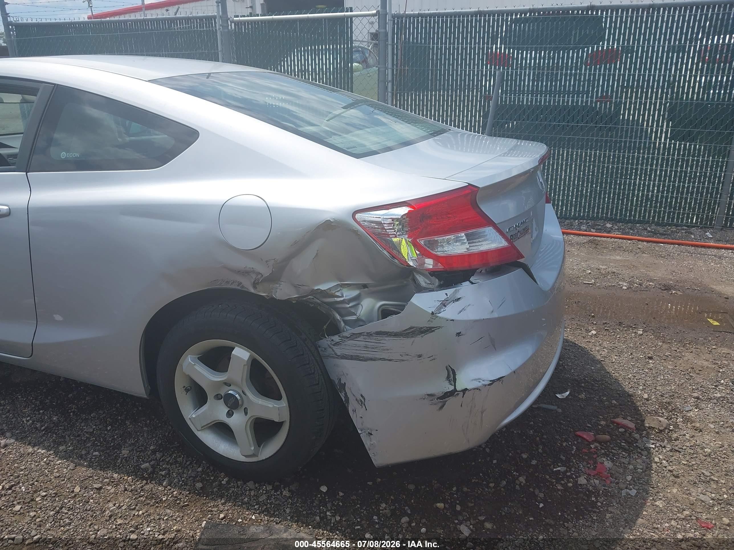 2012 Honda Civic Ex Silver vin: 2HGFG3B84CH548630