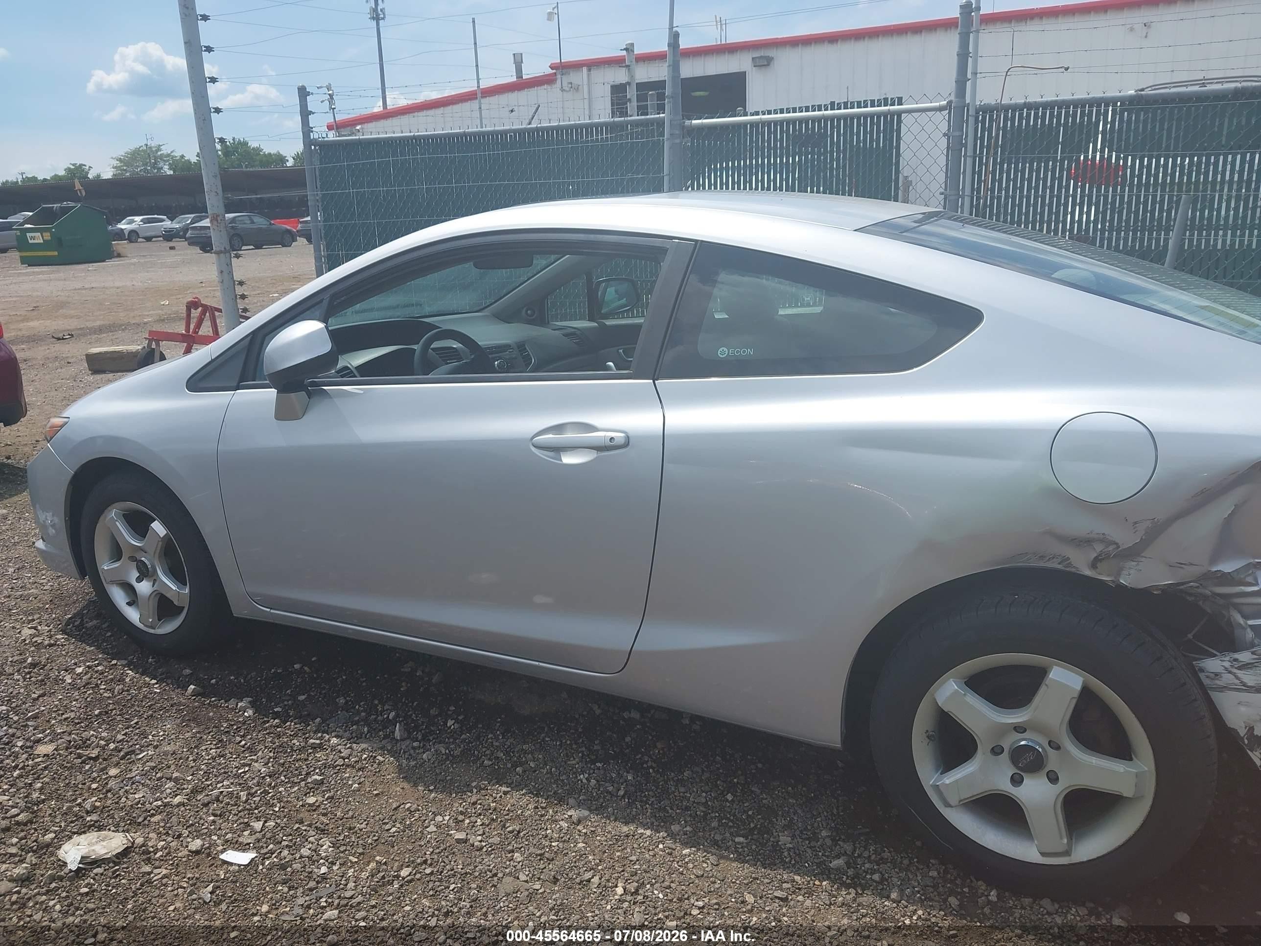 2012 Honda Civic Ex Silver vin: 2HGFG3B84CH548630