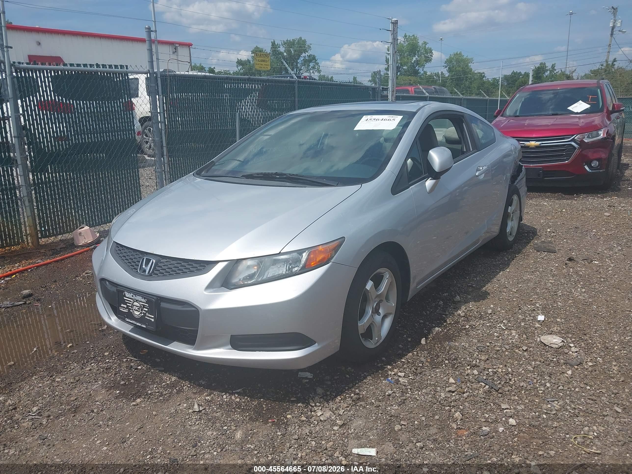2012 Honda Civic Ex Silver vin: 2HGFG3B84CH548630