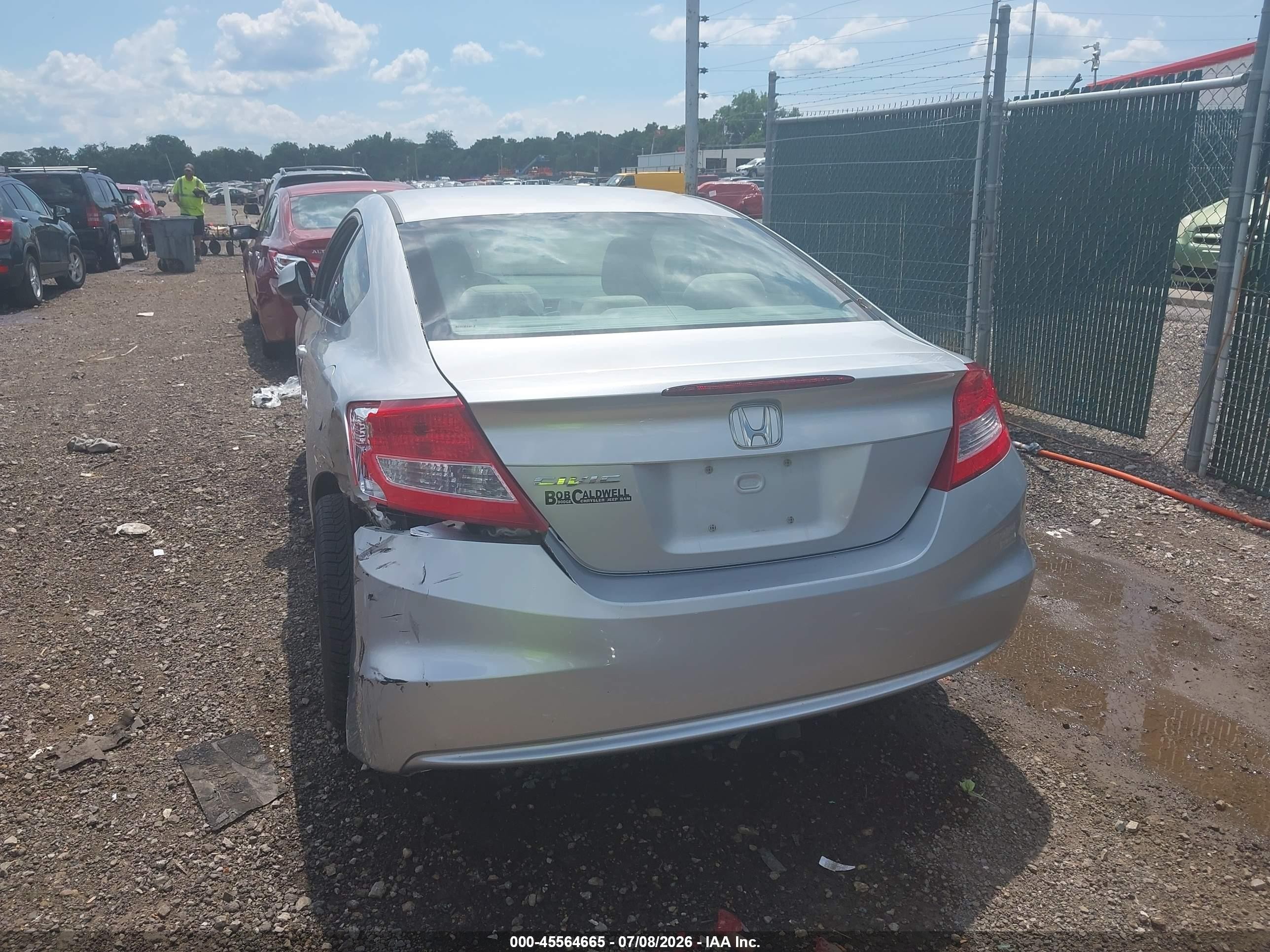 2012 Honda Civic Ex Silver vin: 2HGFG3B84CH548630