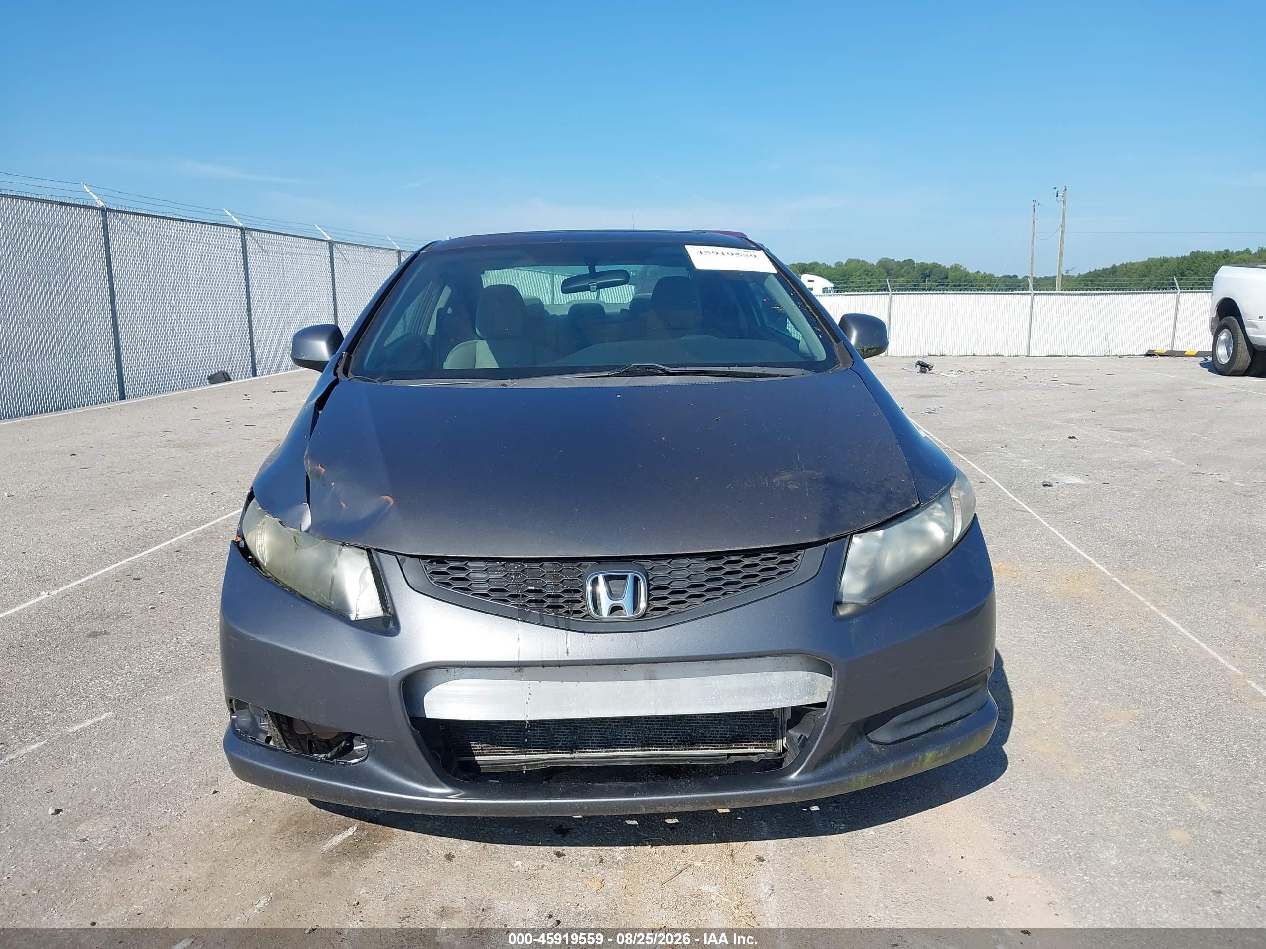 2013 Honda Civic Ex Gray vin: 2HGFG3B84DH501650