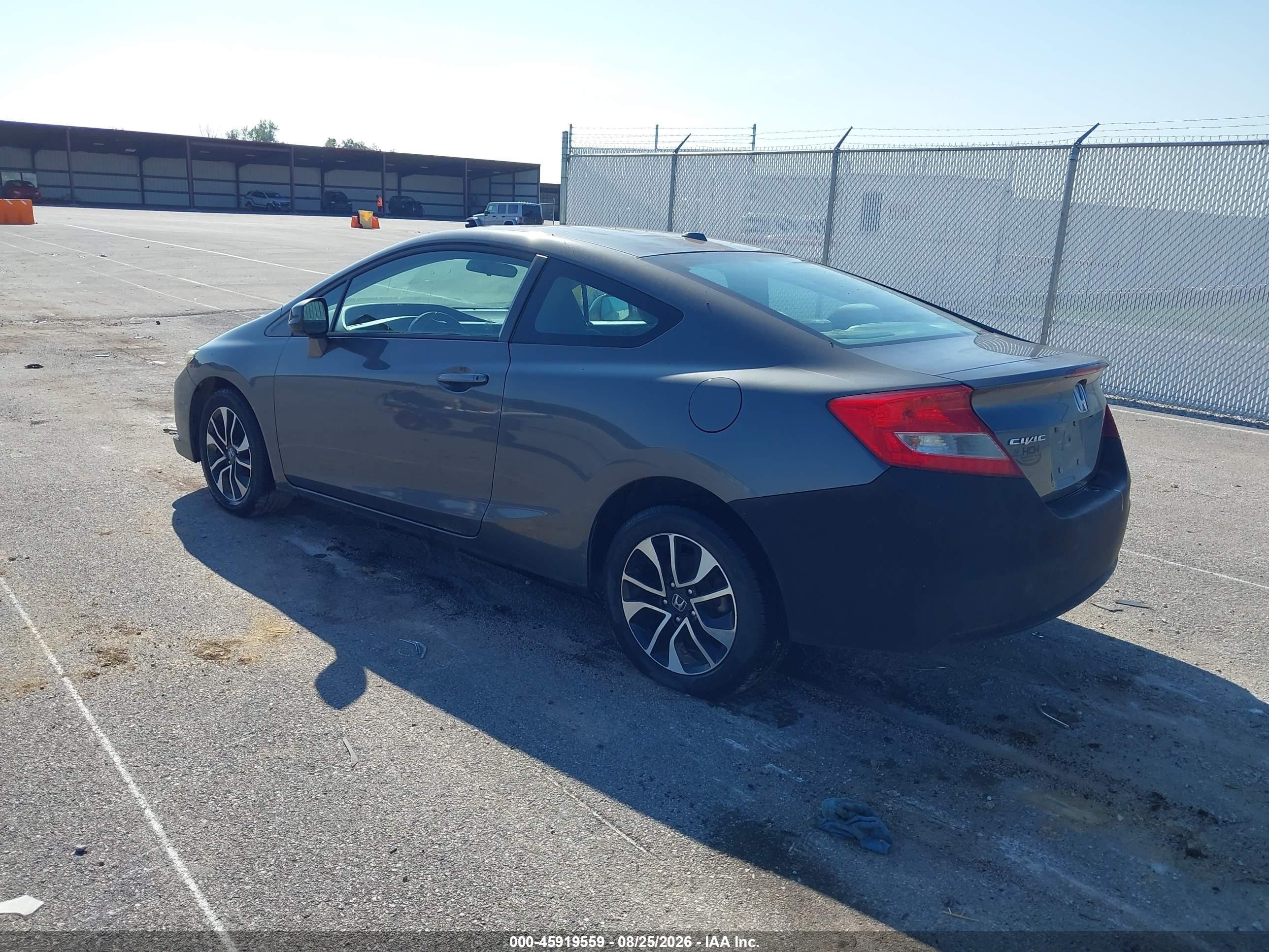 2013 Honda Civic Ex Gray vin: 2HGFG3B84DH501650