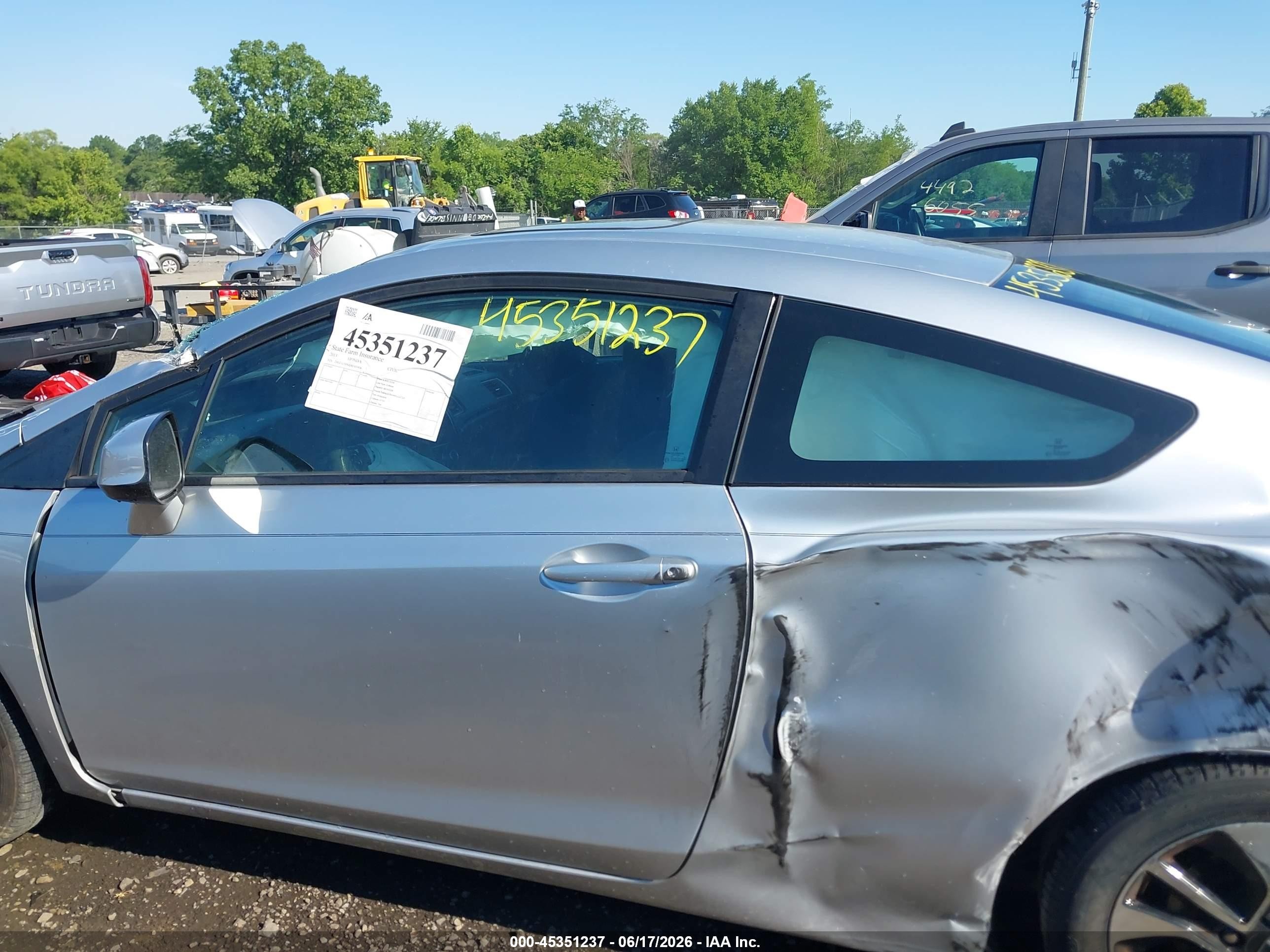 2013 Honda Civic Ex Серебряный vin: 2HGFG3B84DH505908