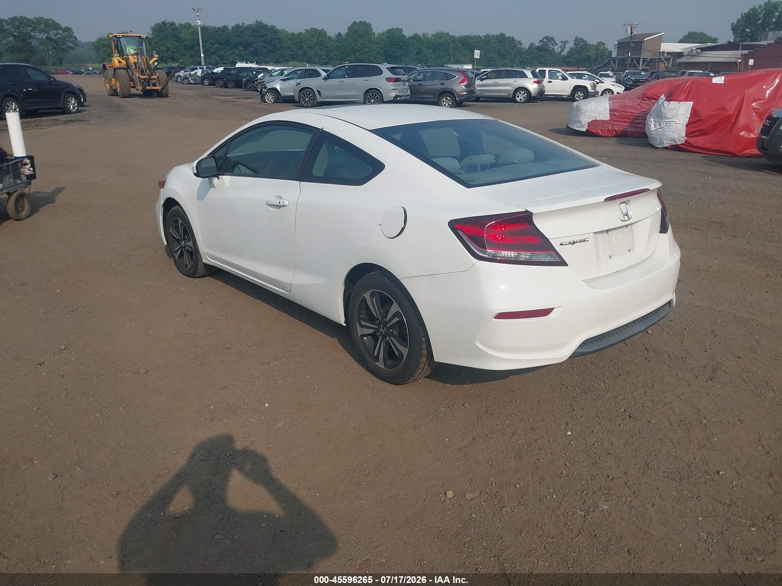 2014 Honda Civic Ex White vin: 2HGFG3B84EH513539