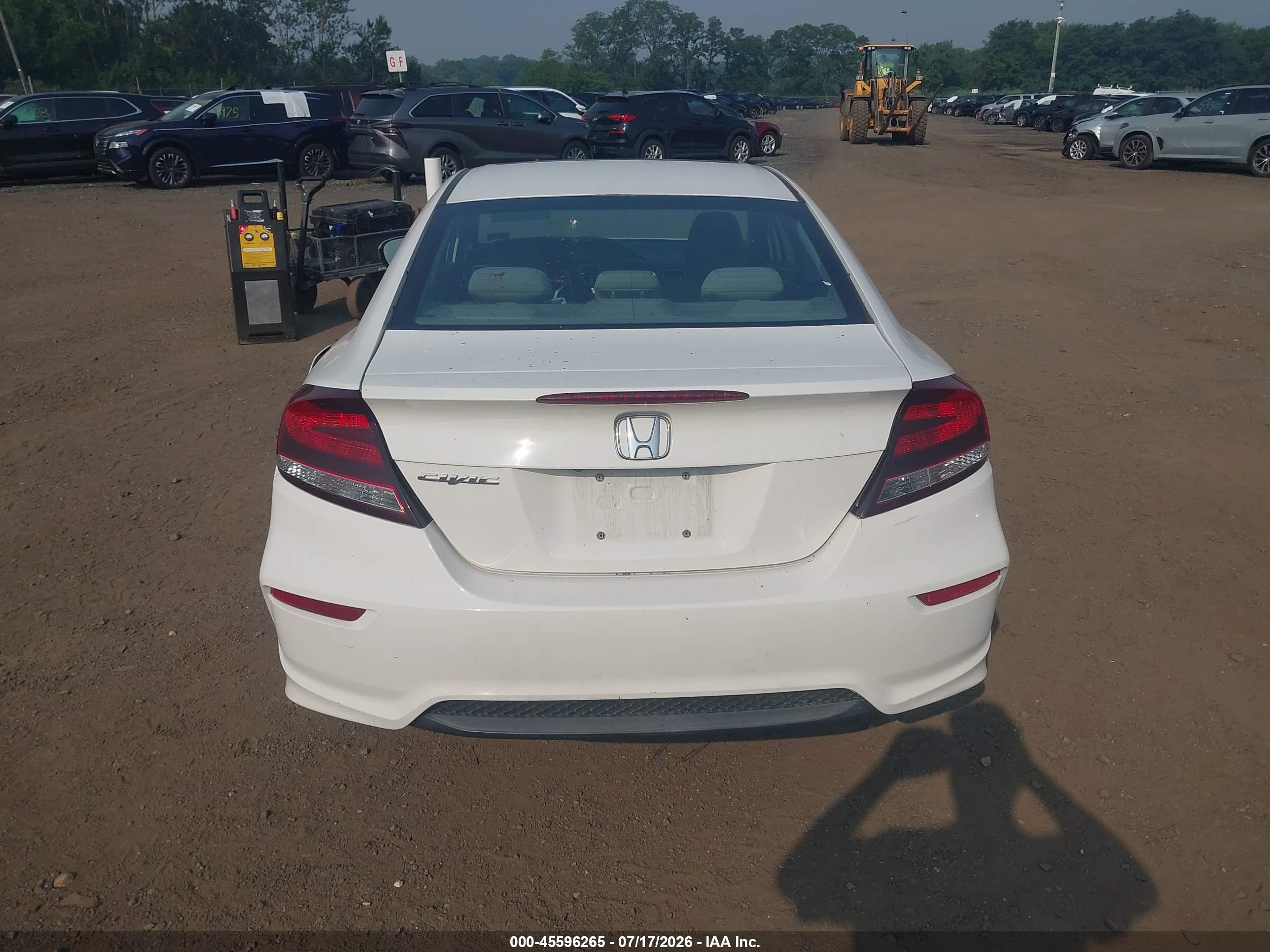 2014 Honda Civic Ex White vin: 2HGFG3B84EH513539