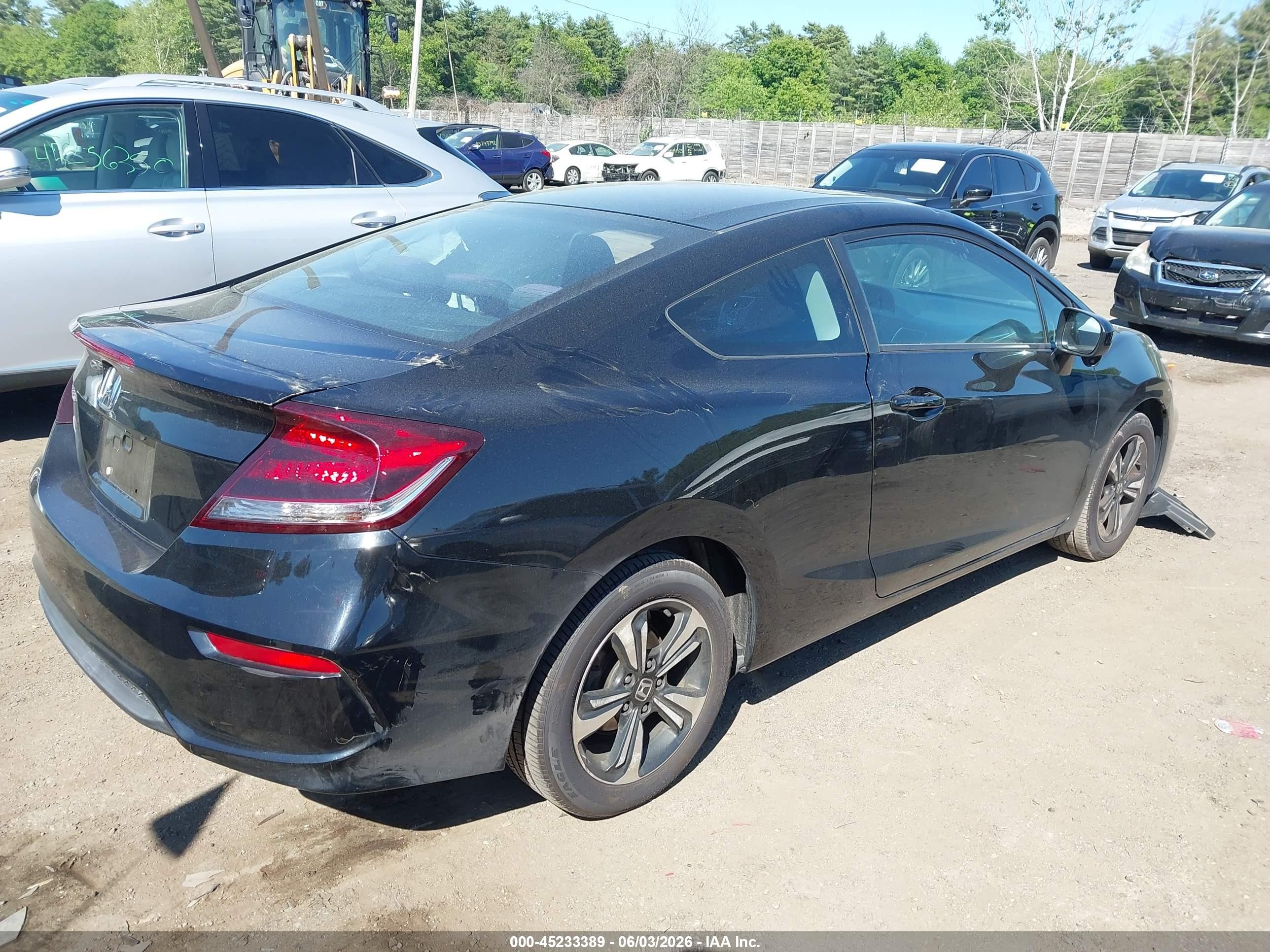 2015 Honda Civic Ex Black vin: 2HGFG3B84FH531962