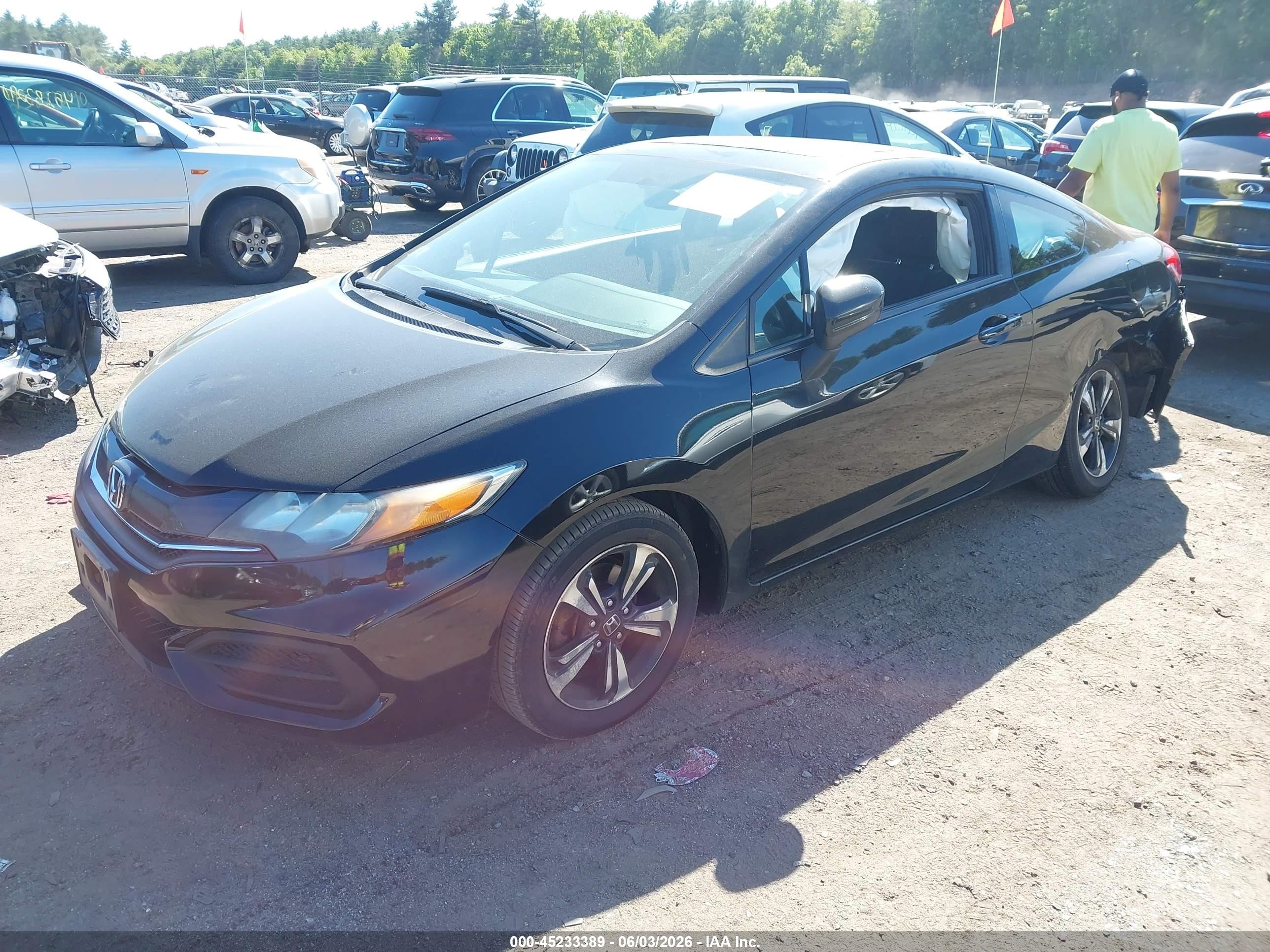 2015 Honda Civic Ex Black vin: 2HGFG3B84FH531962