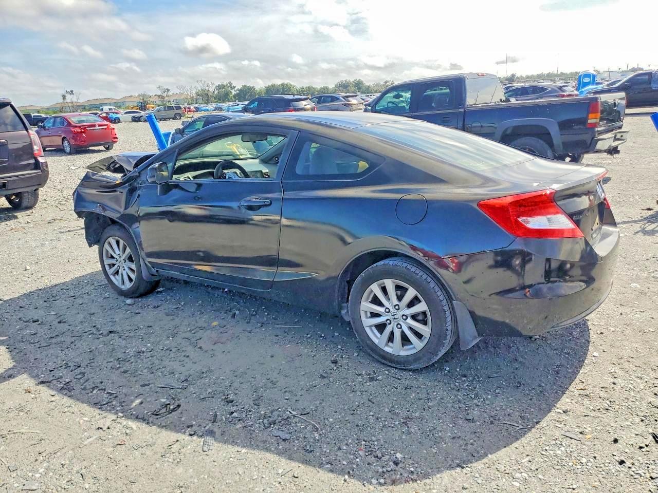 2012 Honda Civic Ex Черный vin: 2HGFG3B85CH501672