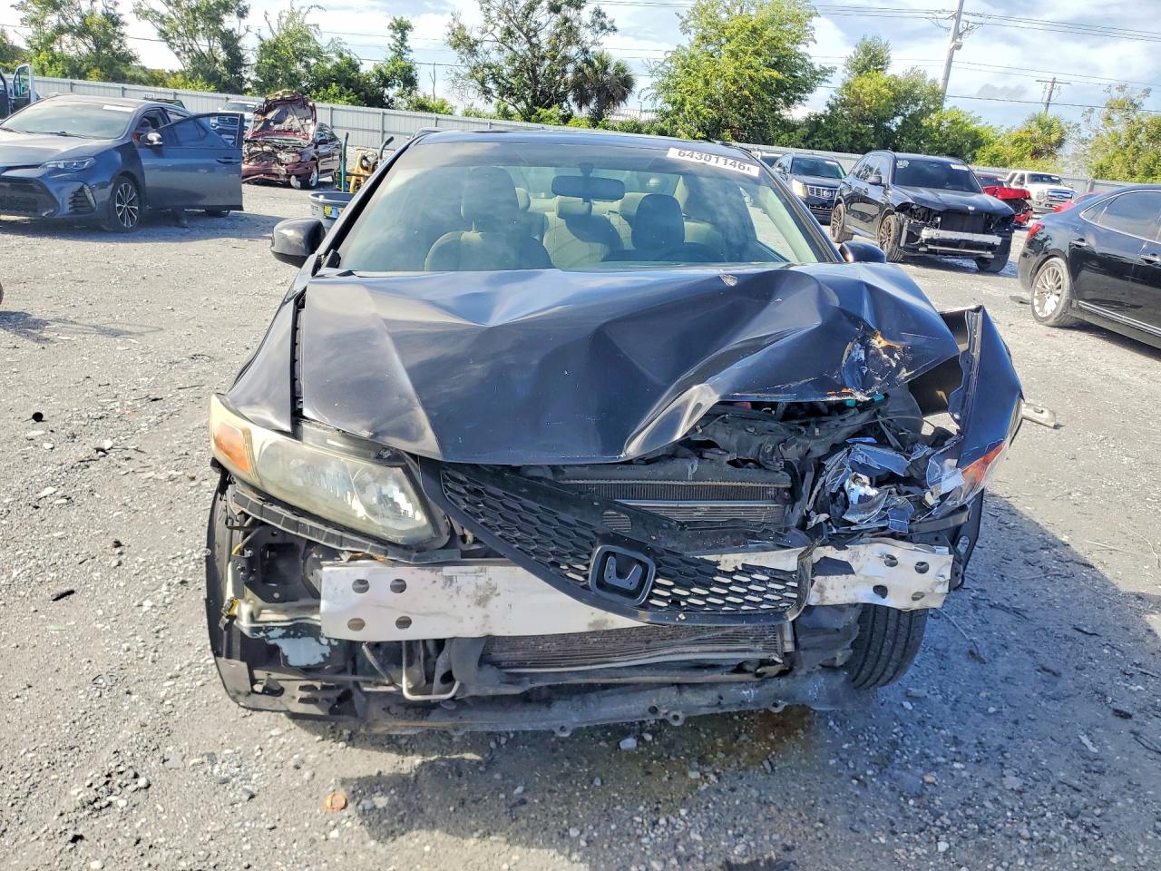 2012 Honda Civic Ex Черный vin: 2HGFG3B85CH501672