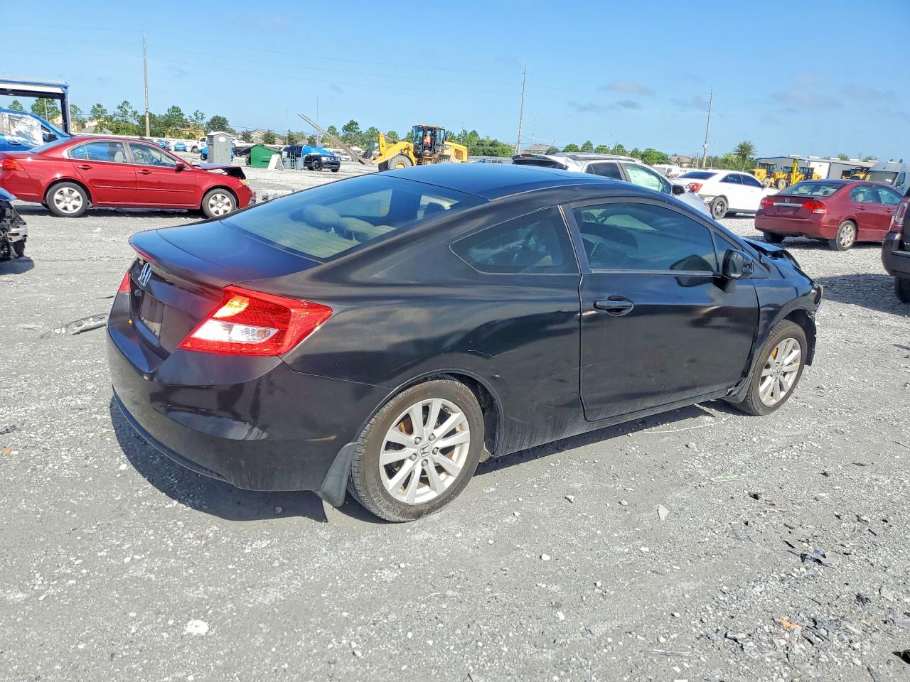 2012 Honda Civic Ex Черный vin: 2HGFG3B85CH501672