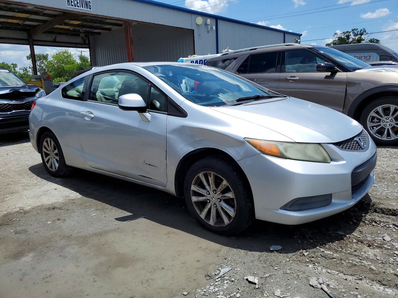 2012 Honda Civic Ex Silver vin: 2HGFG3B85CH515975