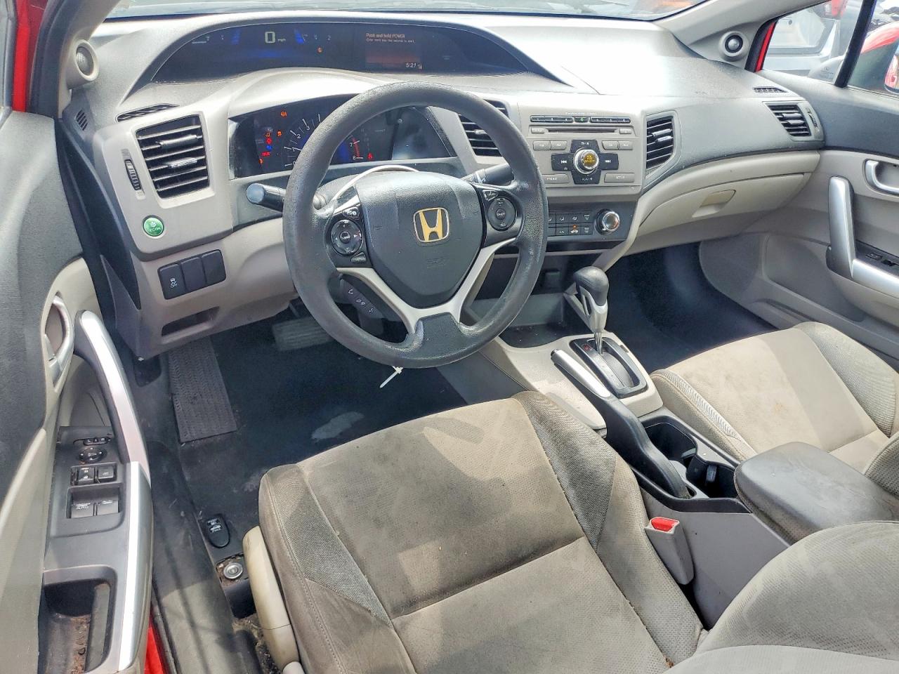 2012 Honda Civic Ex Красный vin: 2HGFG3B85CH533229