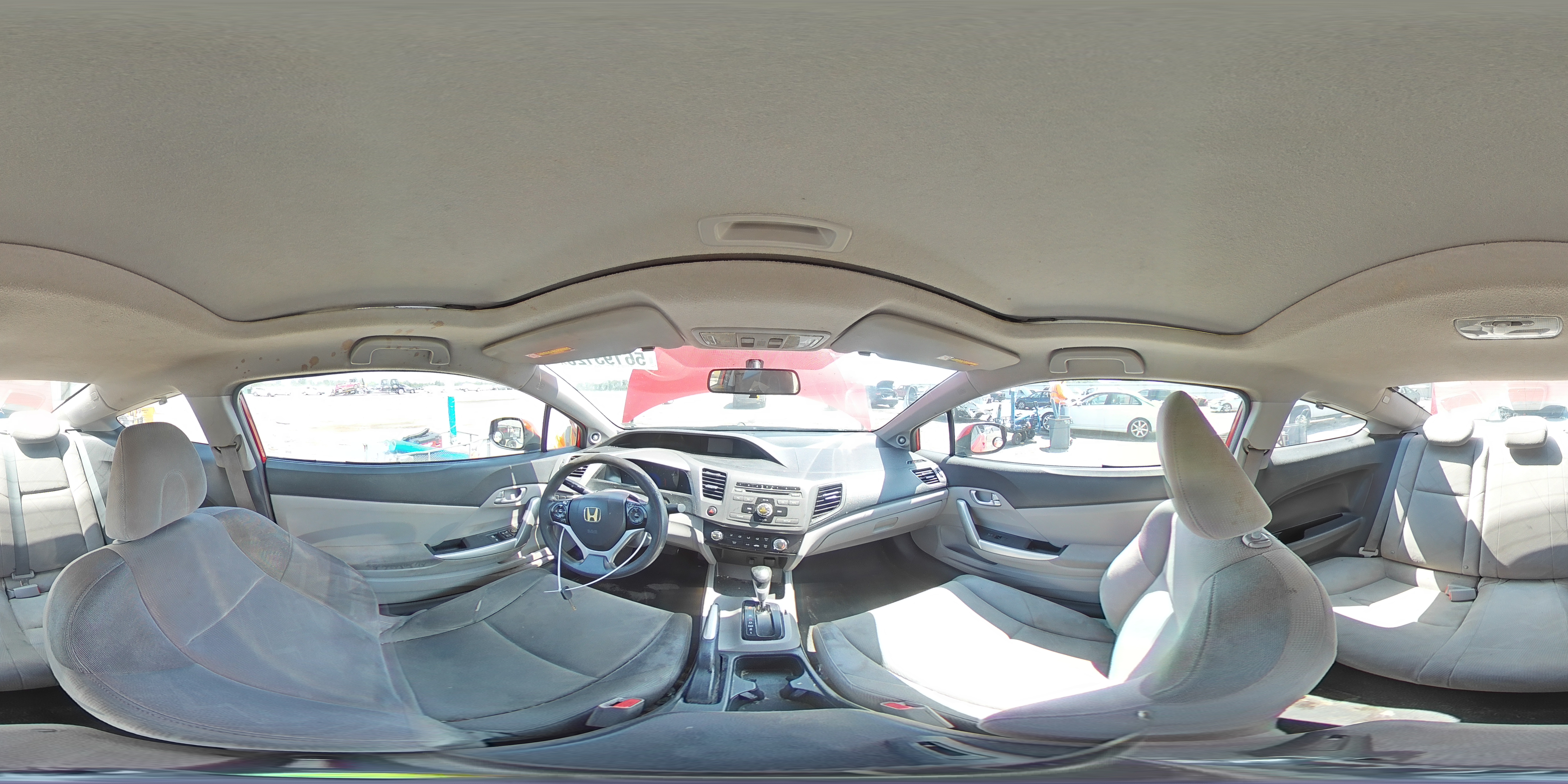 2012 Honda Civic Ex Красный vin: 2HGFG3B85CH533229