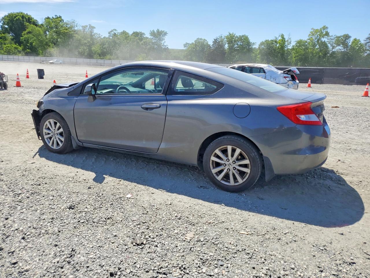2012 Honda Civic Ex Gray vin: 2HGFG3B85CH542383