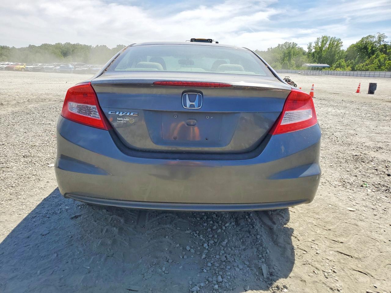 2012 Honda Civic Ex Gray vin: 2HGFG3B85CH542383