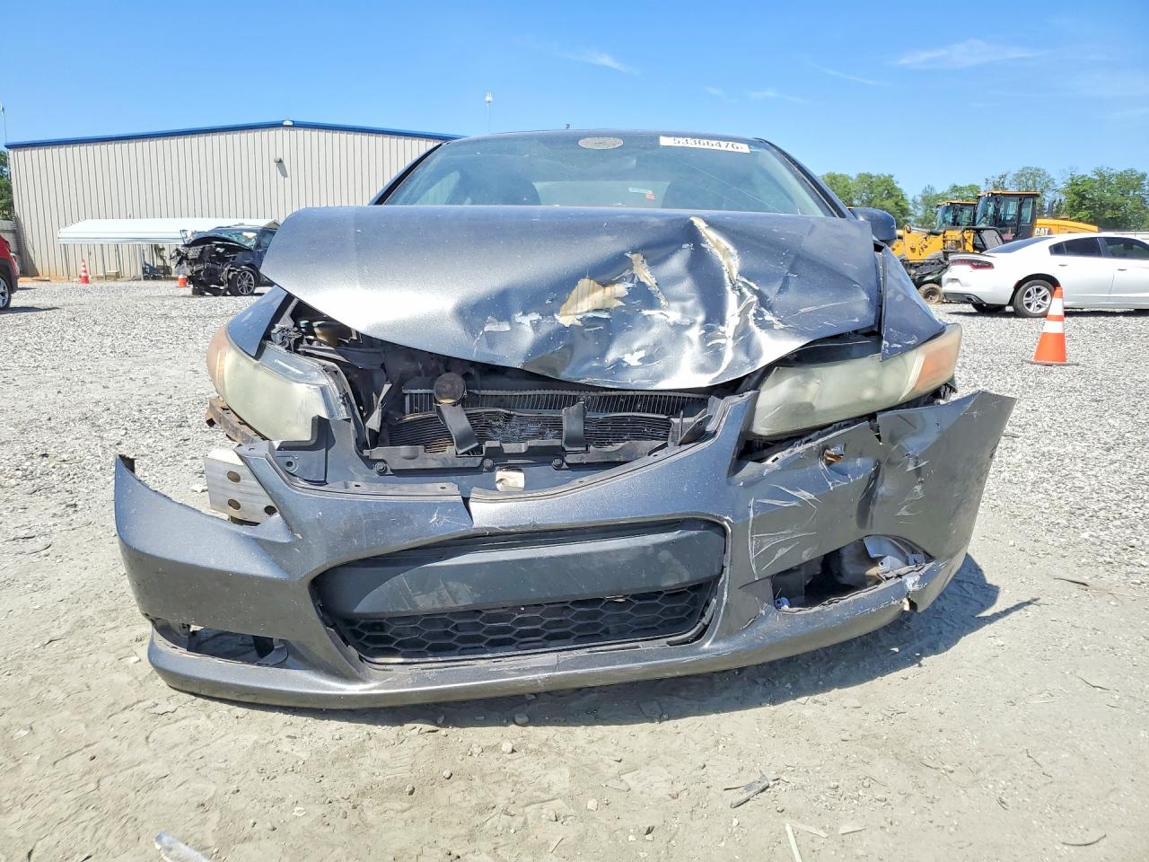 2012 Honda Civic Ex Gray vin: 2HGFG3B85CH542383